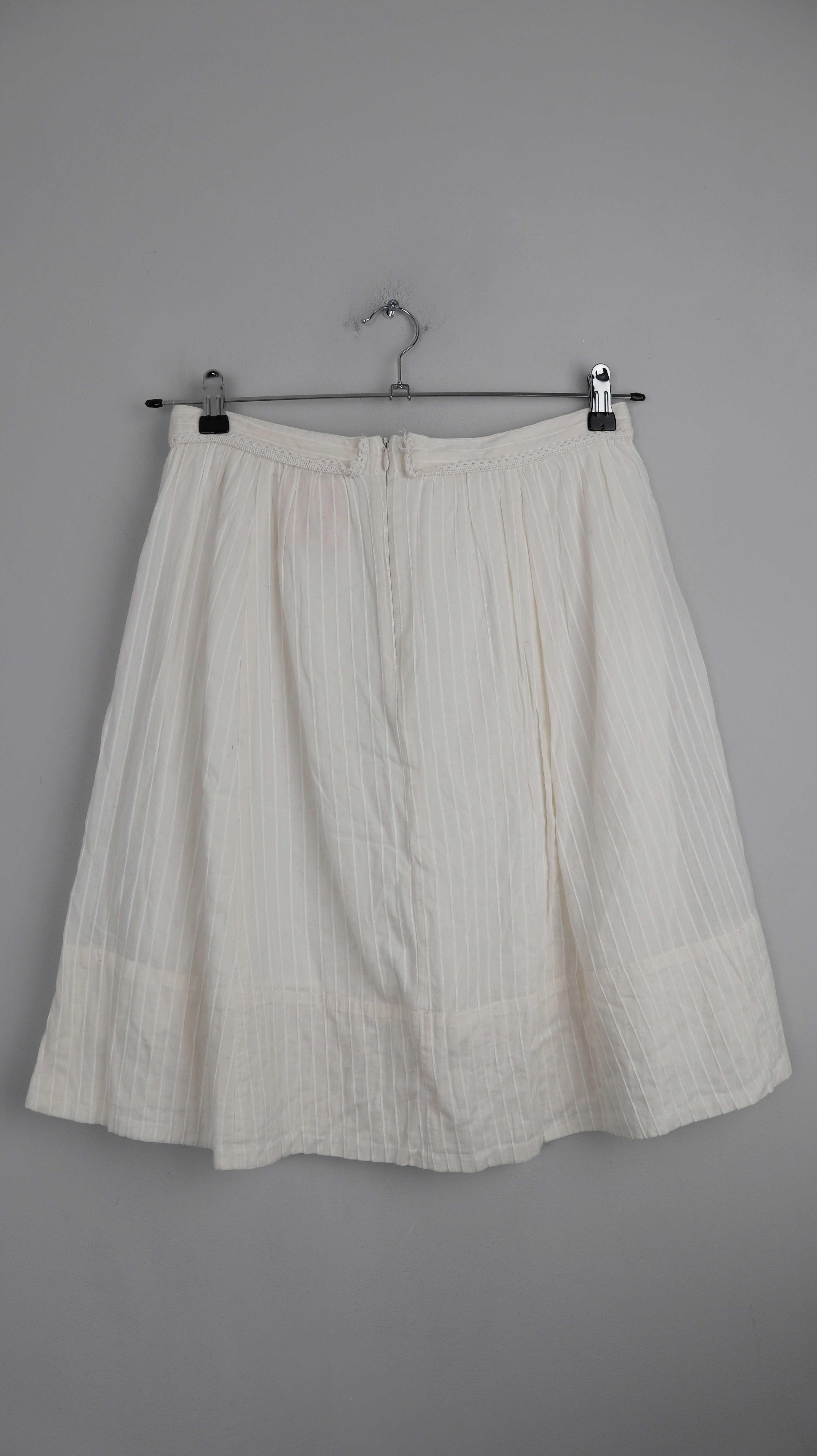 Noa Noa Rock 36 S Weiß Weiss Spitze Midi Midirock Spitze