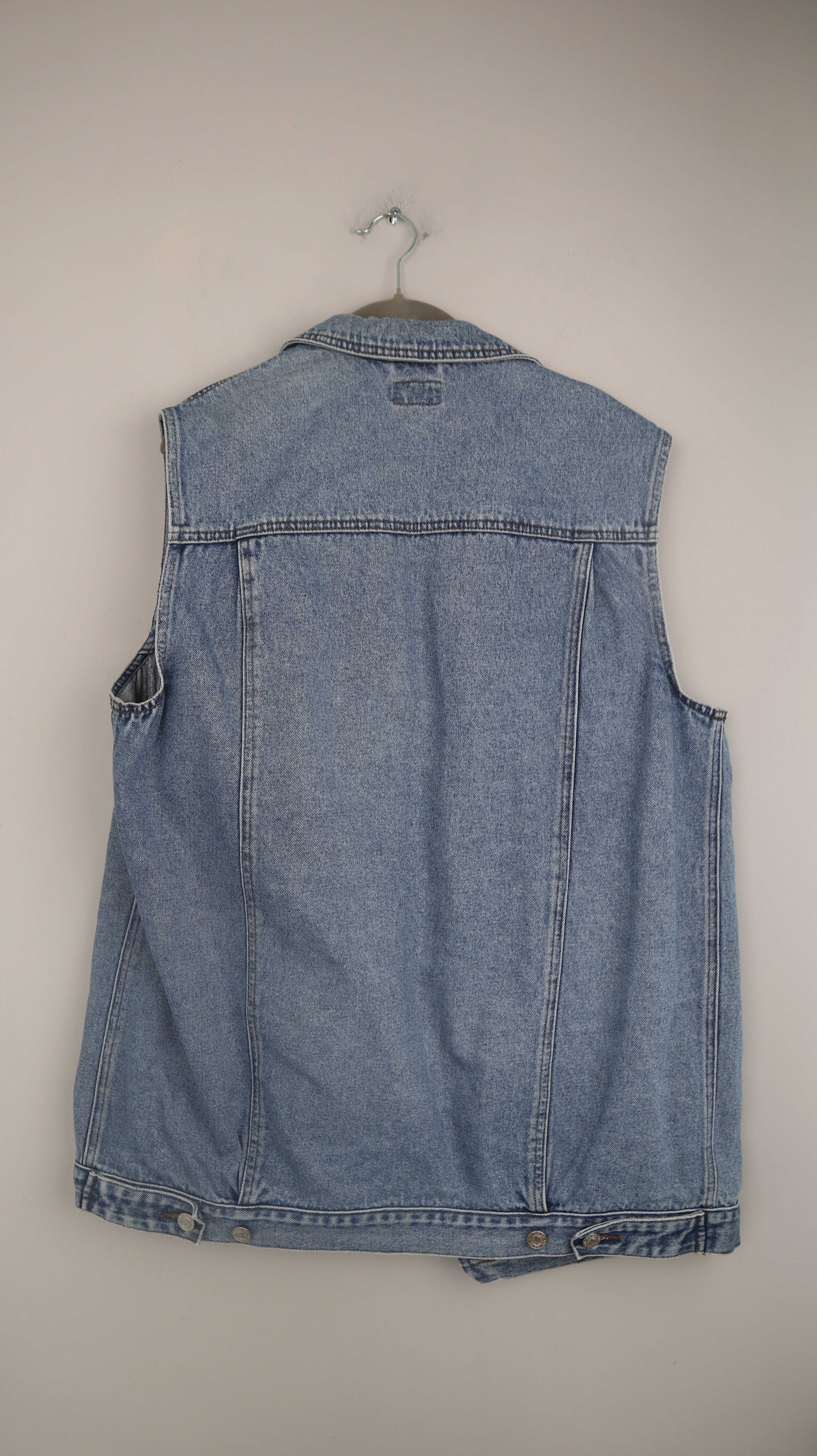 True Vintage Weste Jeansweste 40 42 L XL Denim washed
