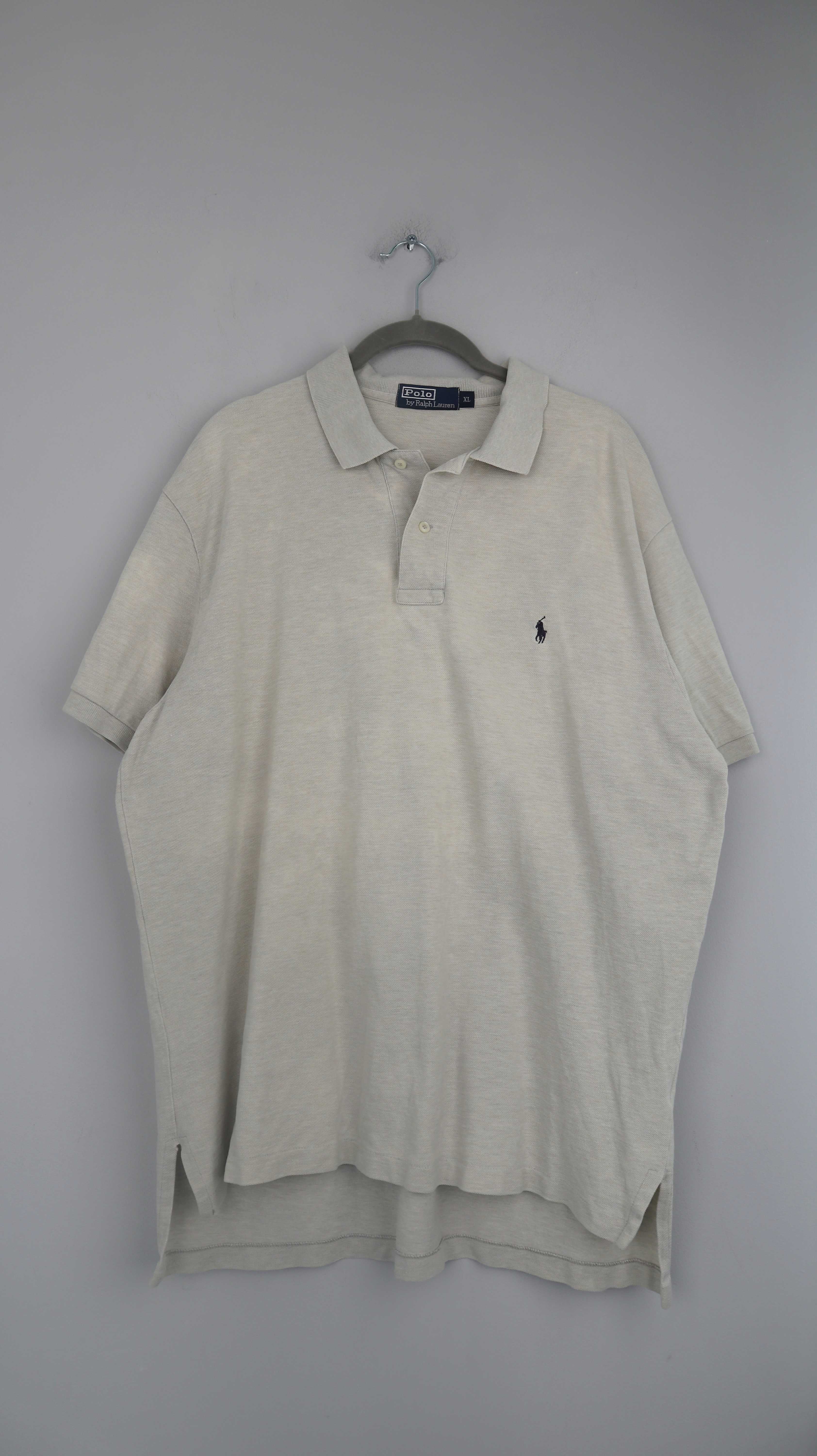 Ralph Lauren Polo Shirt Beige Creme XL basic T-Shirt Oberteil