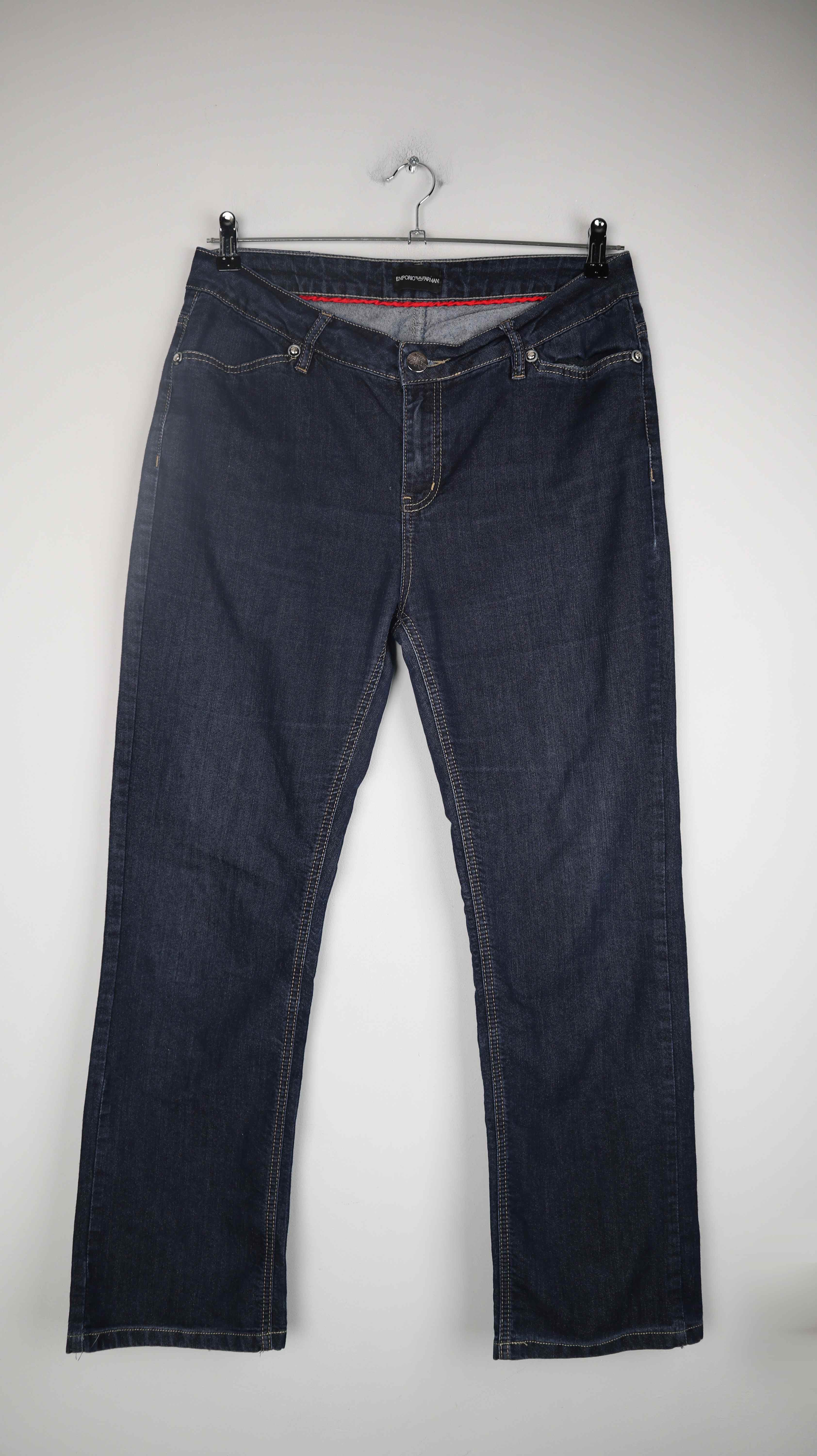 Armani Jeans Hose blau denim 40 L straight leg
