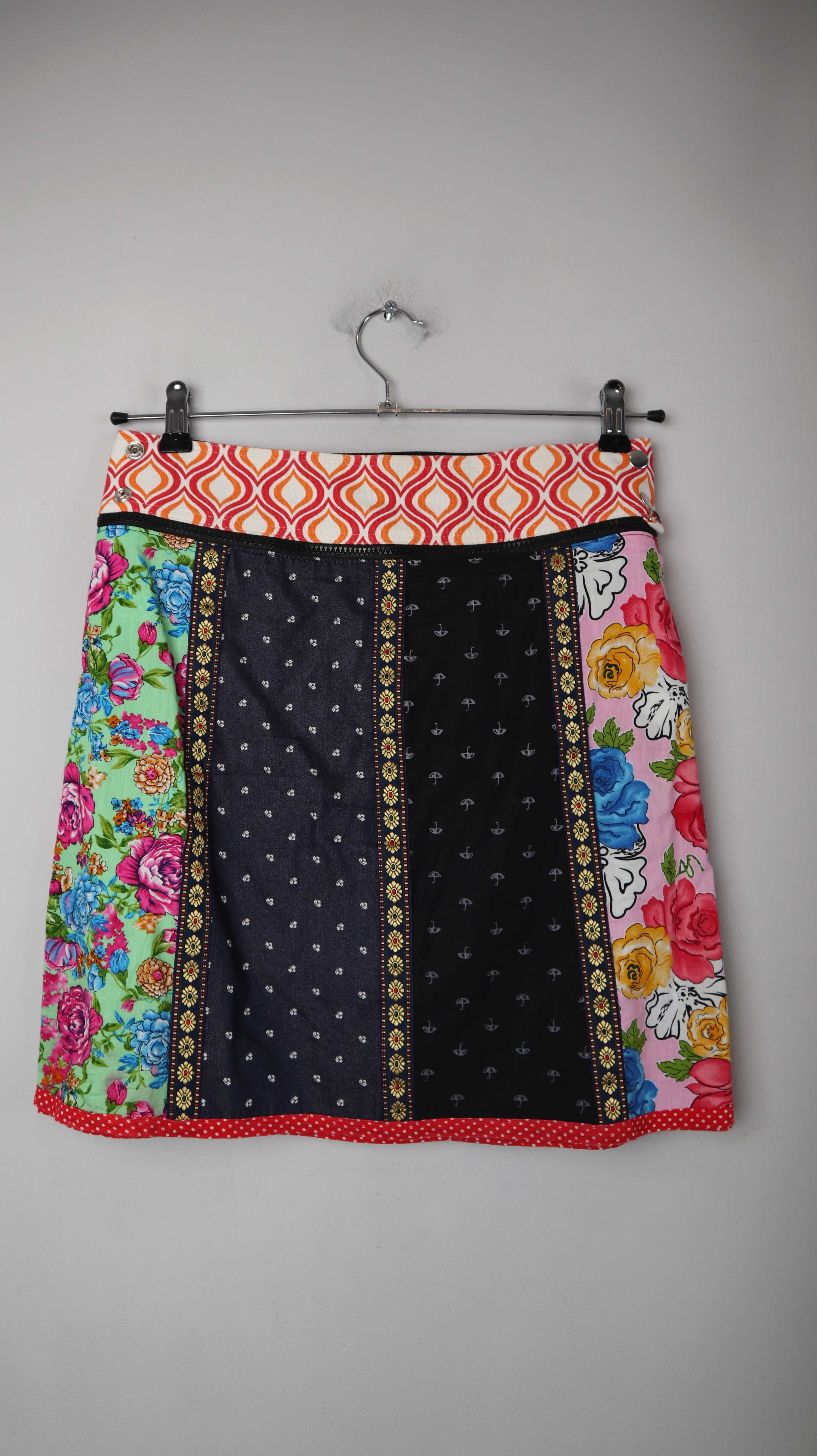 Zand Amsterdam Rock Wickelrock bunt Nieten rot grün schwarz Hippie