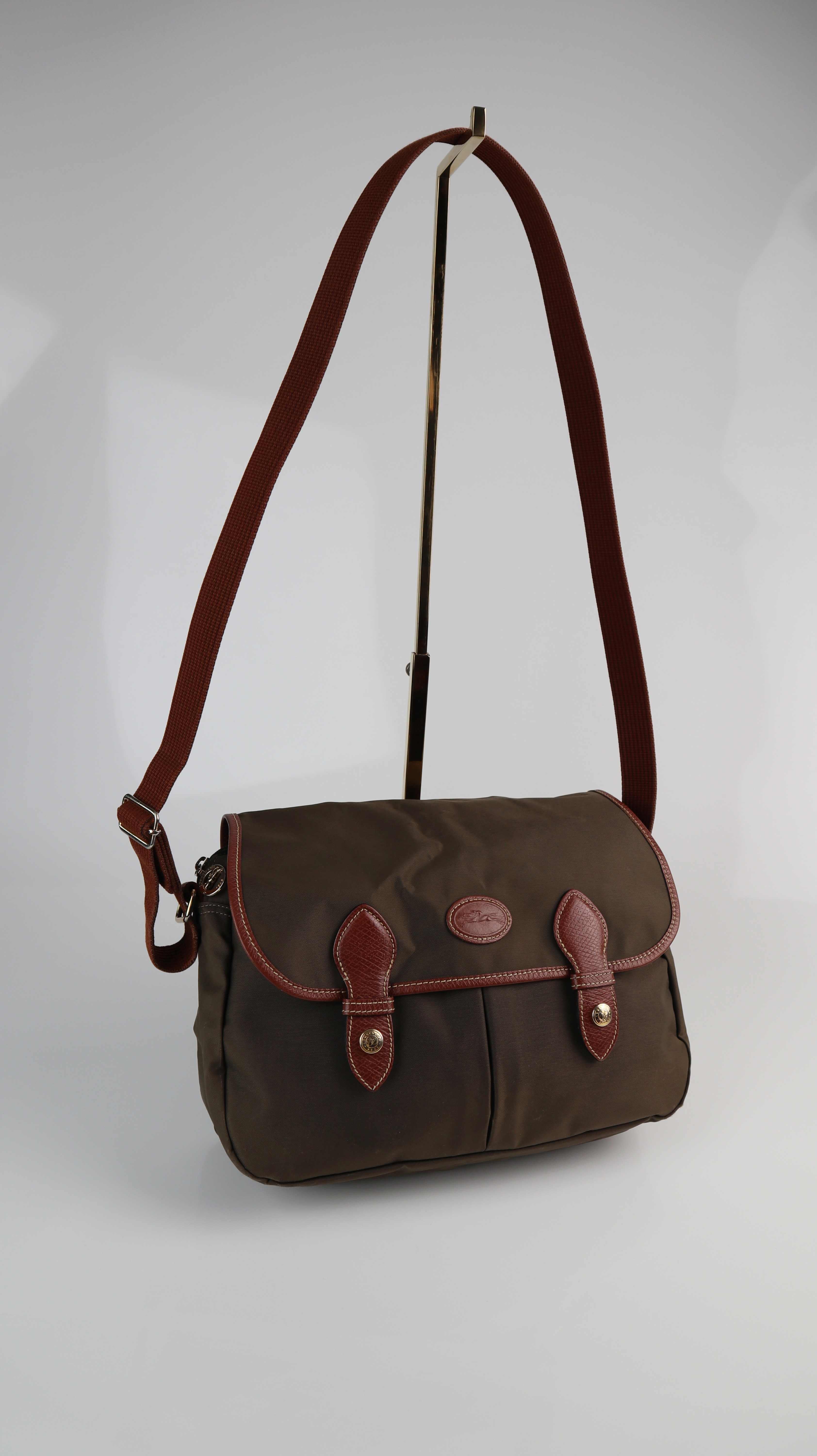 Longchamp Tasche Umhängetasche braun Crossbody