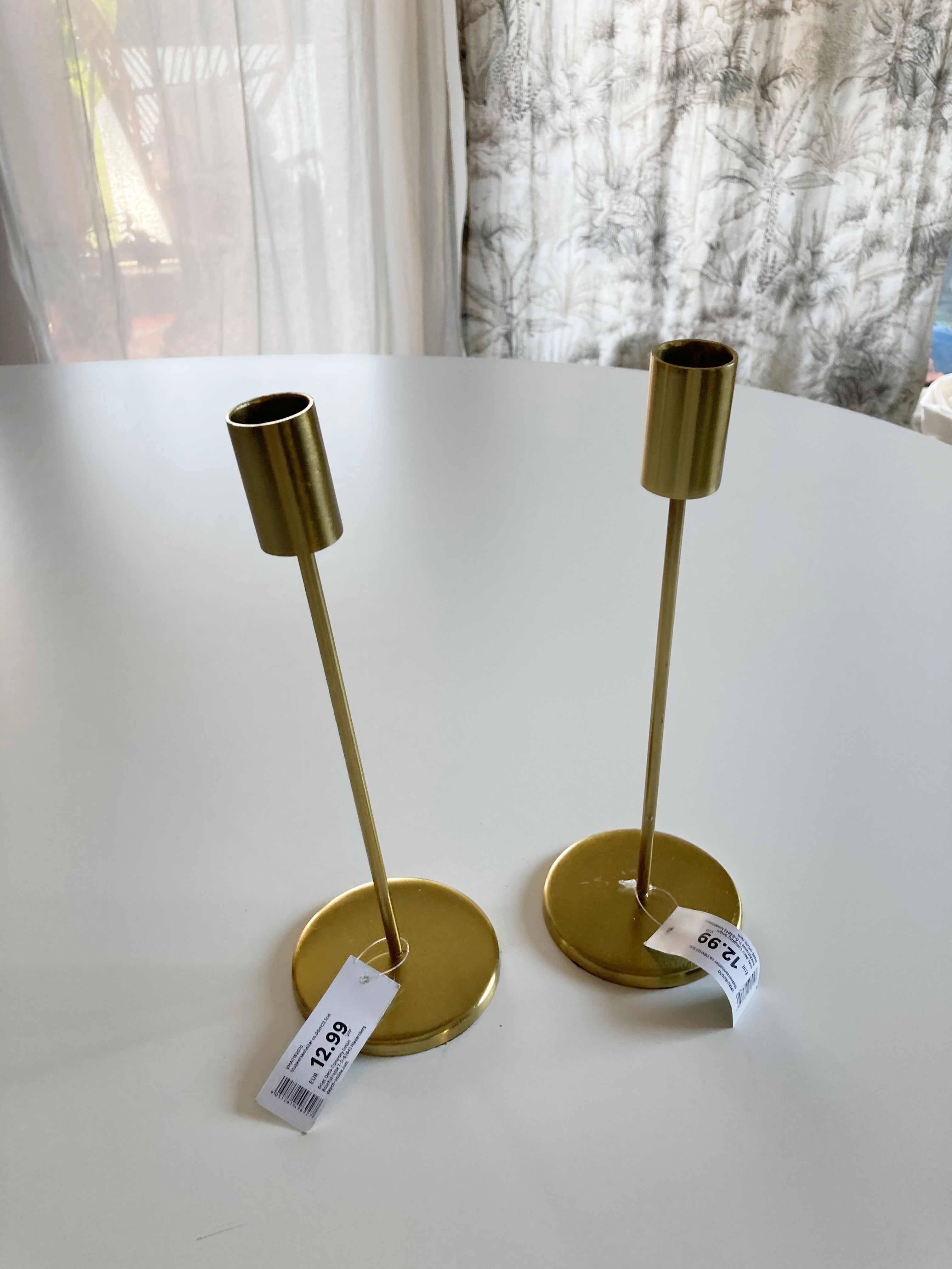 Depot Kerzenständer Kerzenleuchter Gold Neu – Handpicked pieces