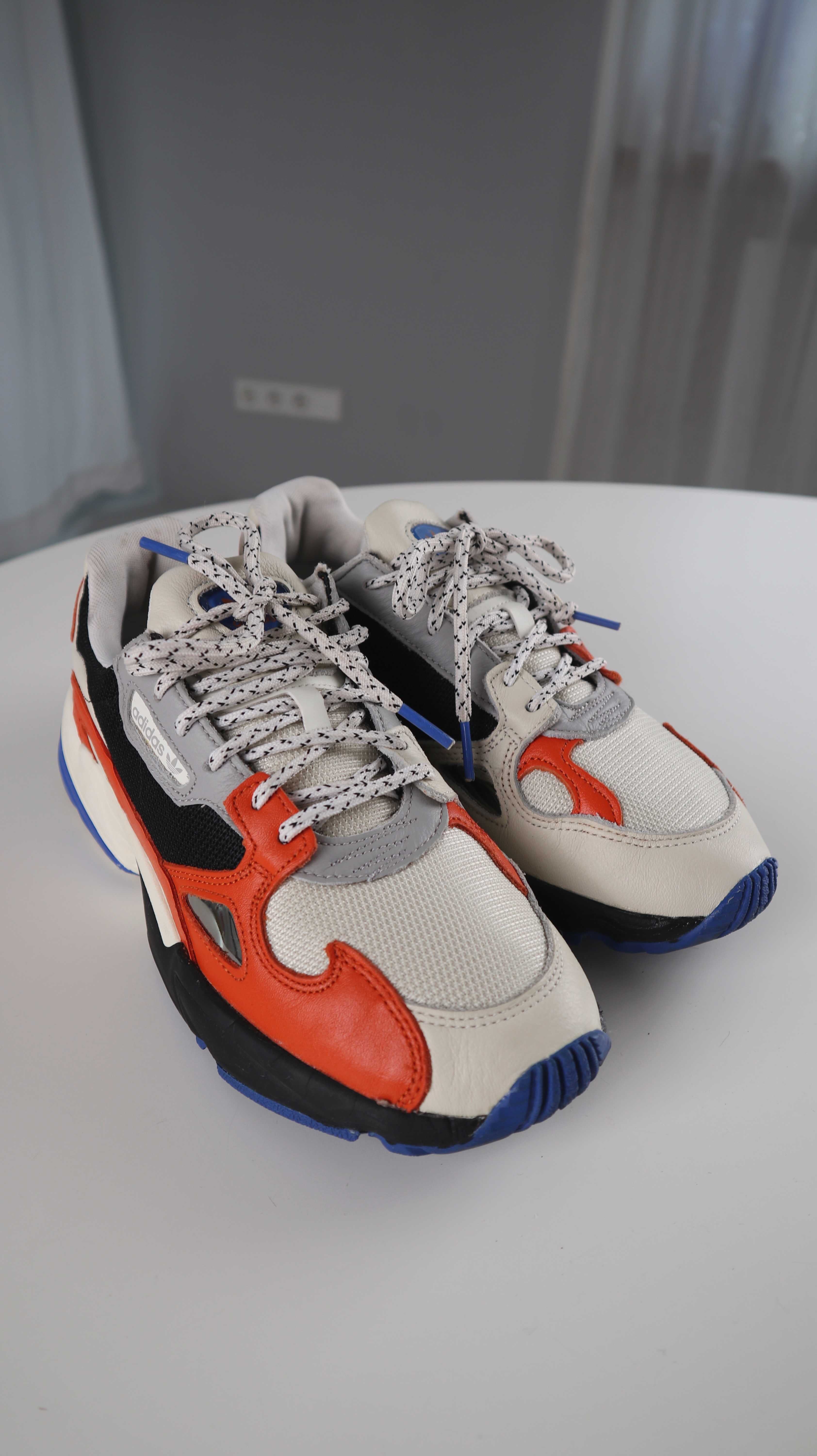 Adidas Torsion Sneaker Turnschuhe weiß orange 38 2/3