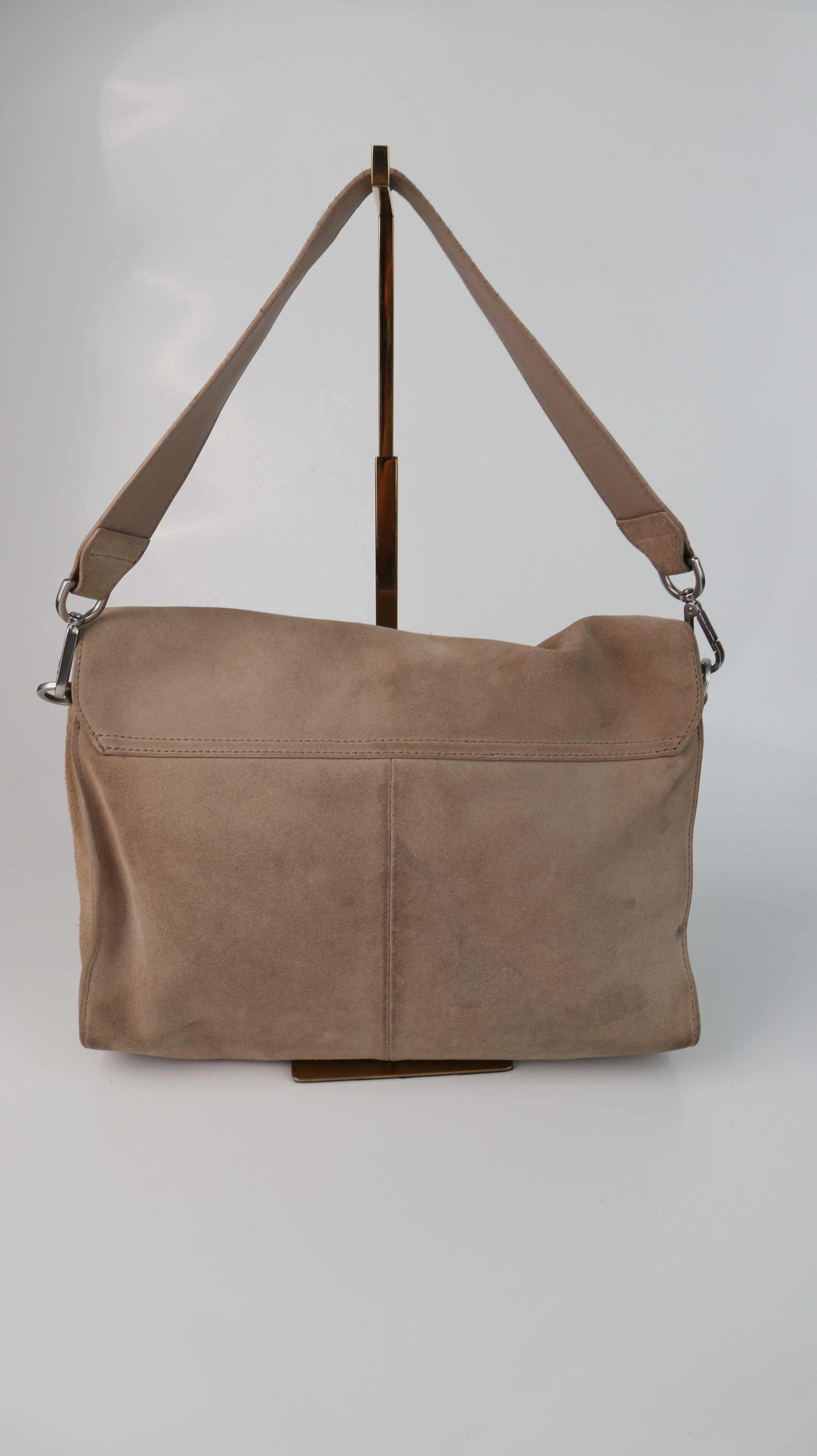 Marc O'Polo Tasche Wildleder braun Beige Ledertasche Schultertasche Crossbag