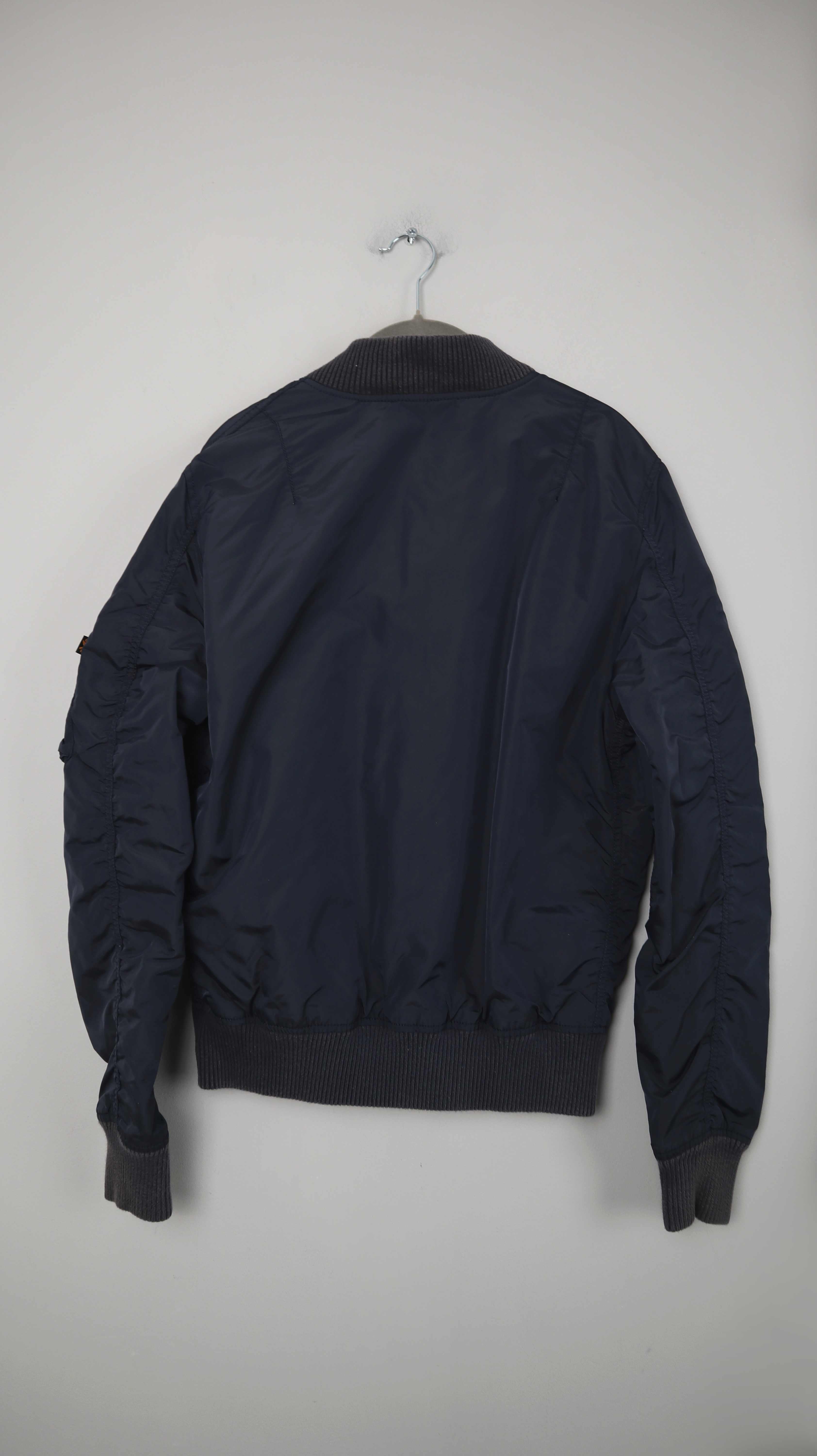 Alpha Industries Jacke Blau Bomberjacke Bomber 38 M Blouson