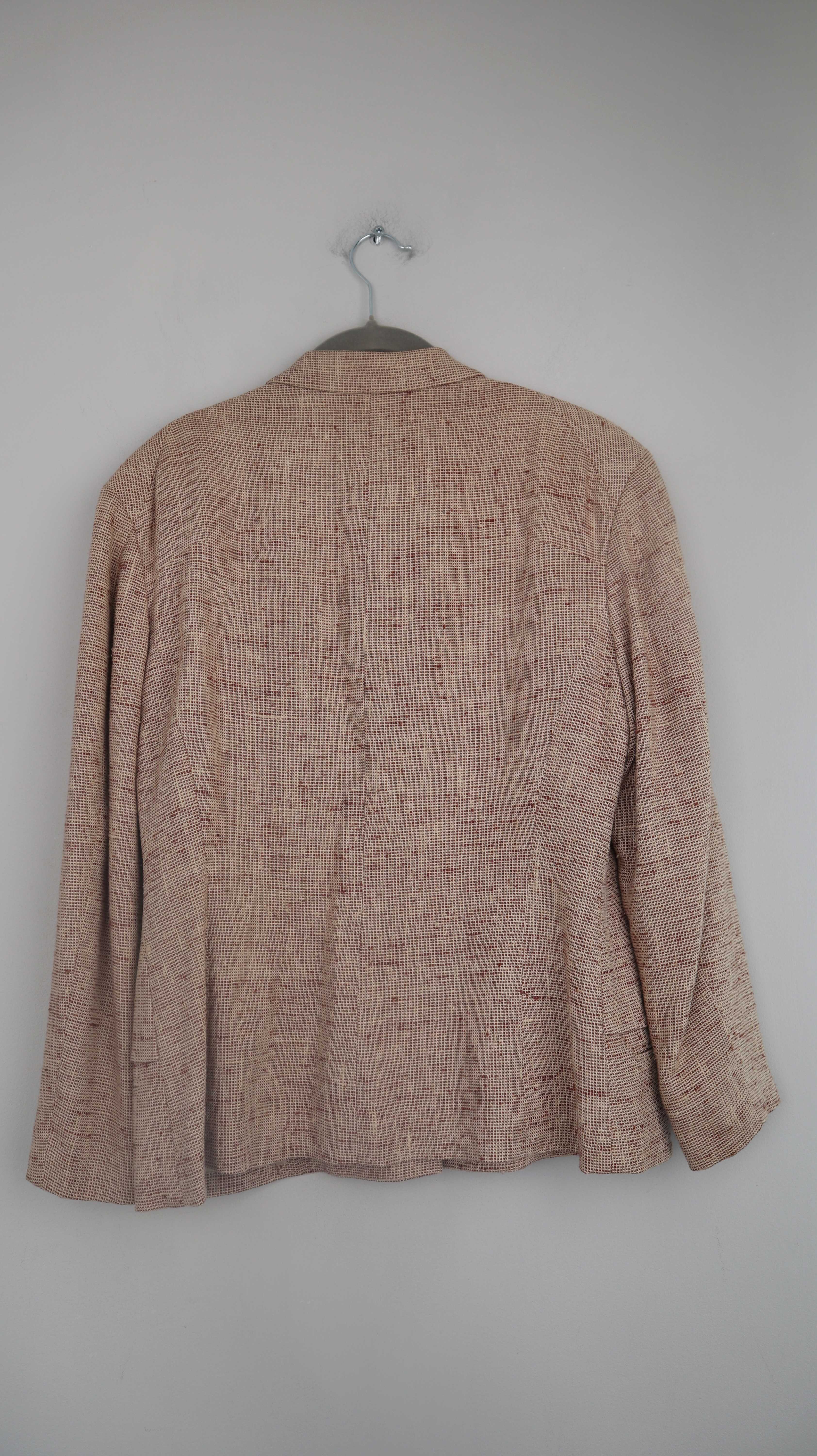 Jil Sander Blazer Jacke 38 M true Vintage Wolle rosa gemustert
