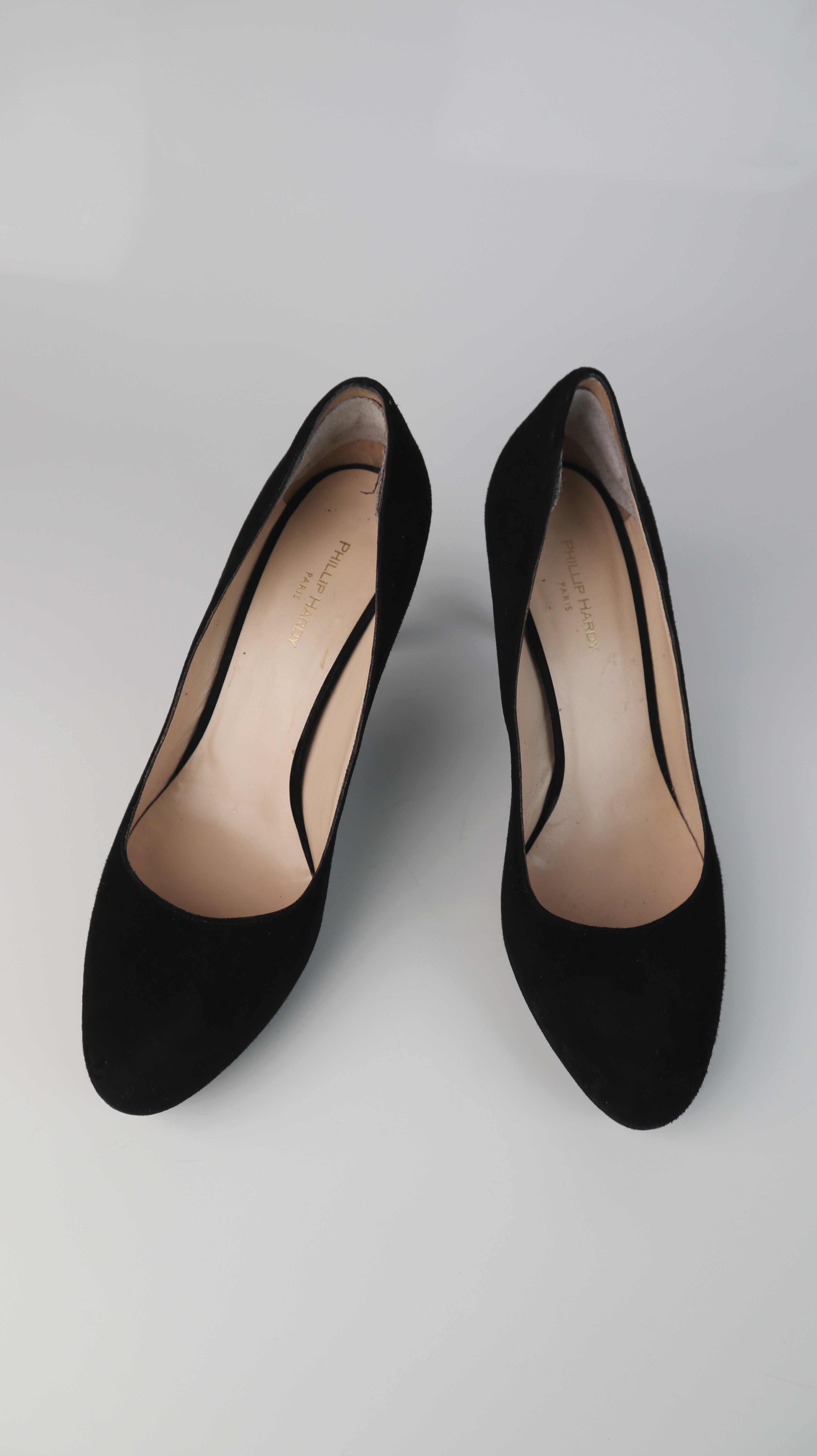 Philip Hardy Paris Heels 39 schwarz Absatzschuhe Pumps Wildleder
