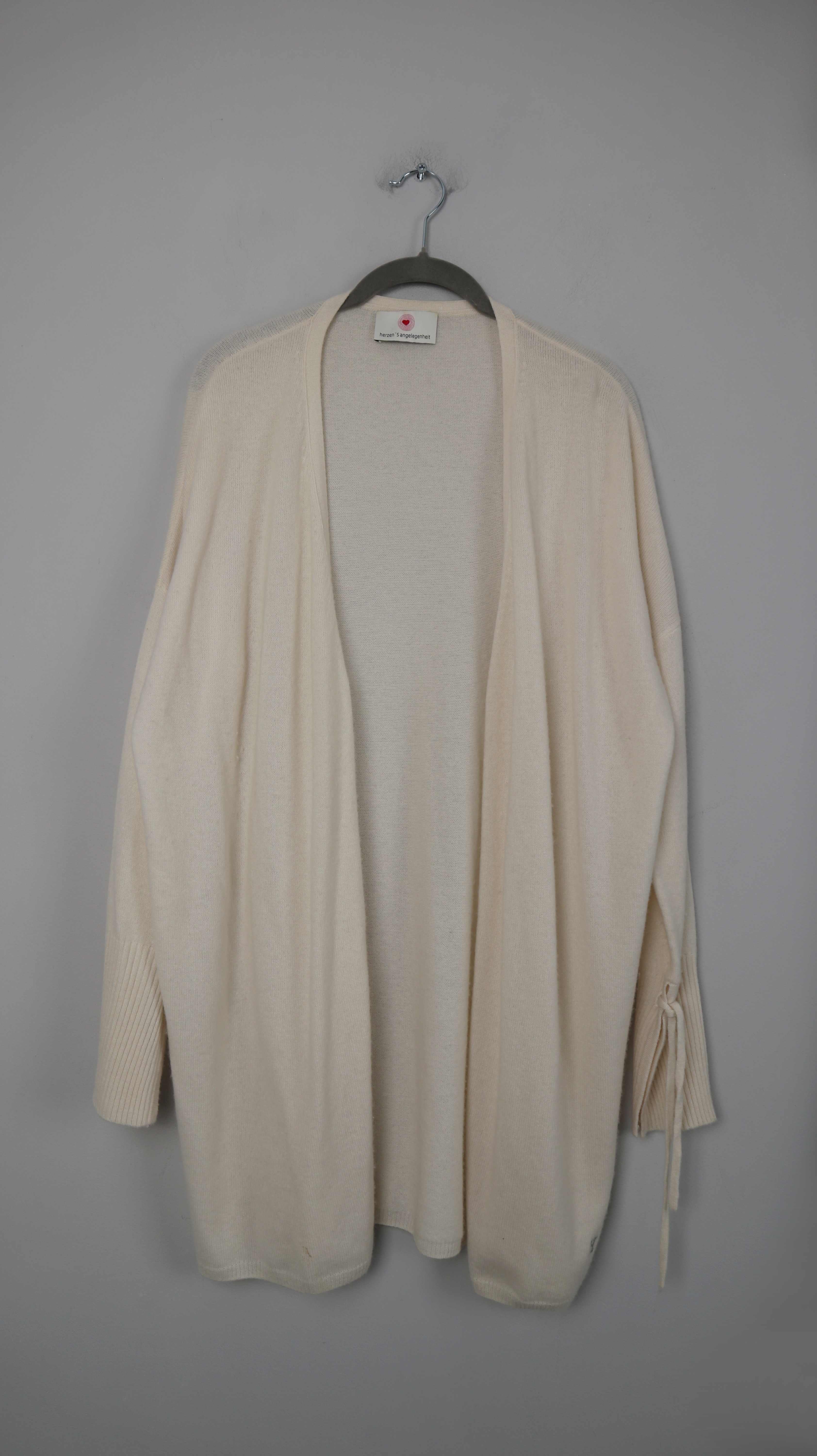 Herzen's Angelegenheit Jacke Strickjacke Creme Cashmere Beige 36 S