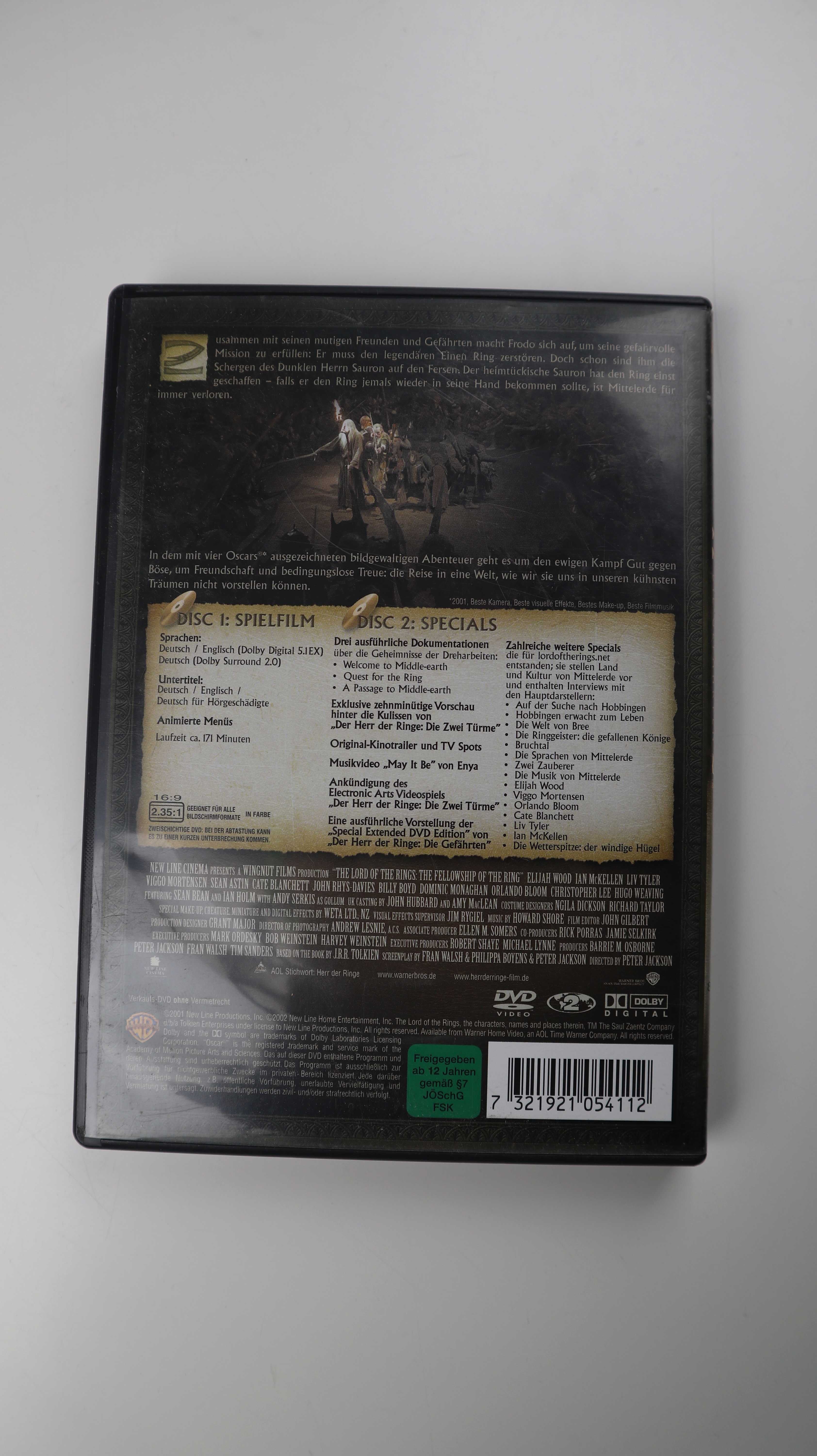 Der Herr der Ringe - Die Gefährten DVD Film