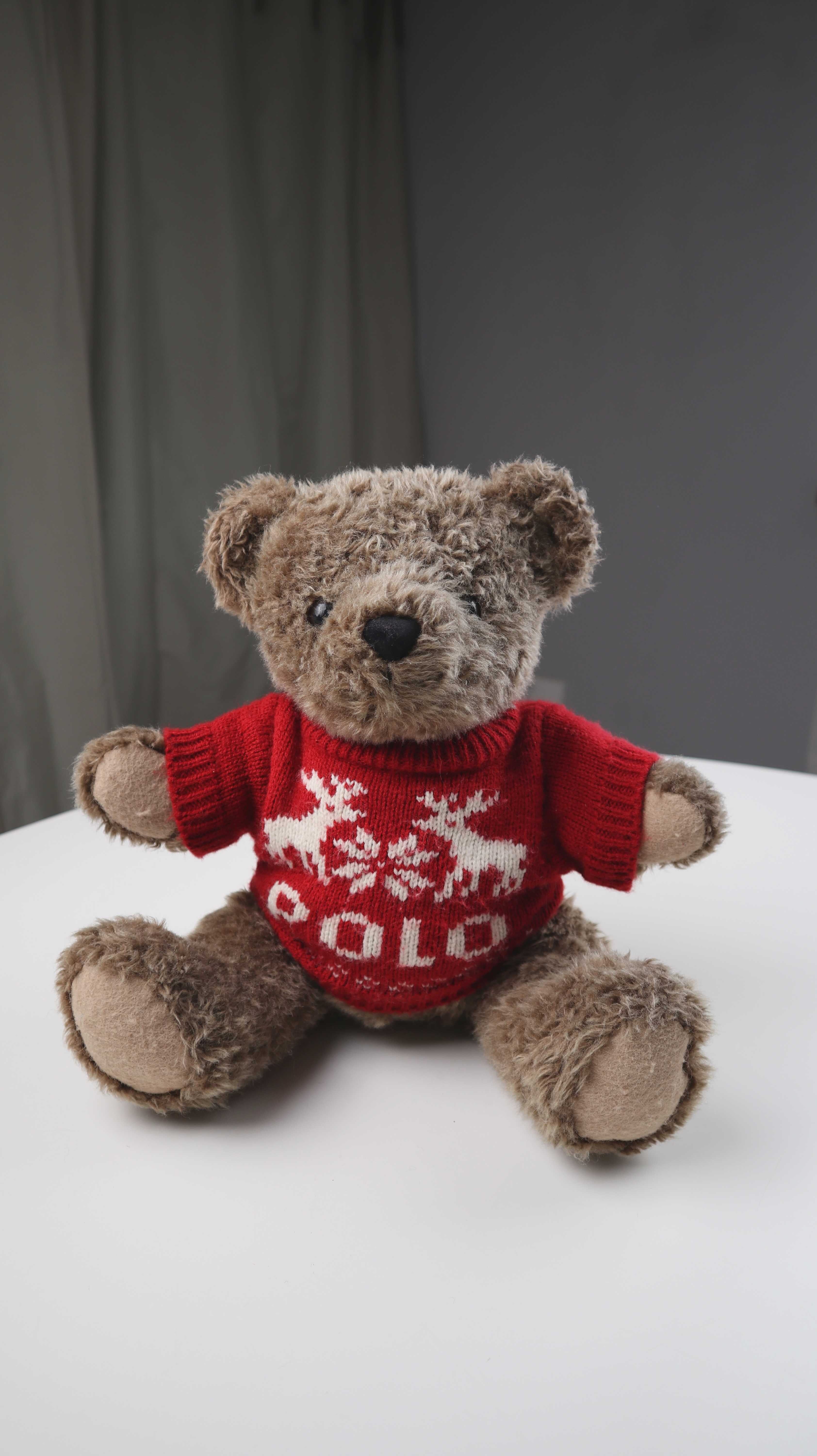 Polo Ralph Lauren 16 Zoll Bär 1998 Teddybär Plüschtier Pullover braun