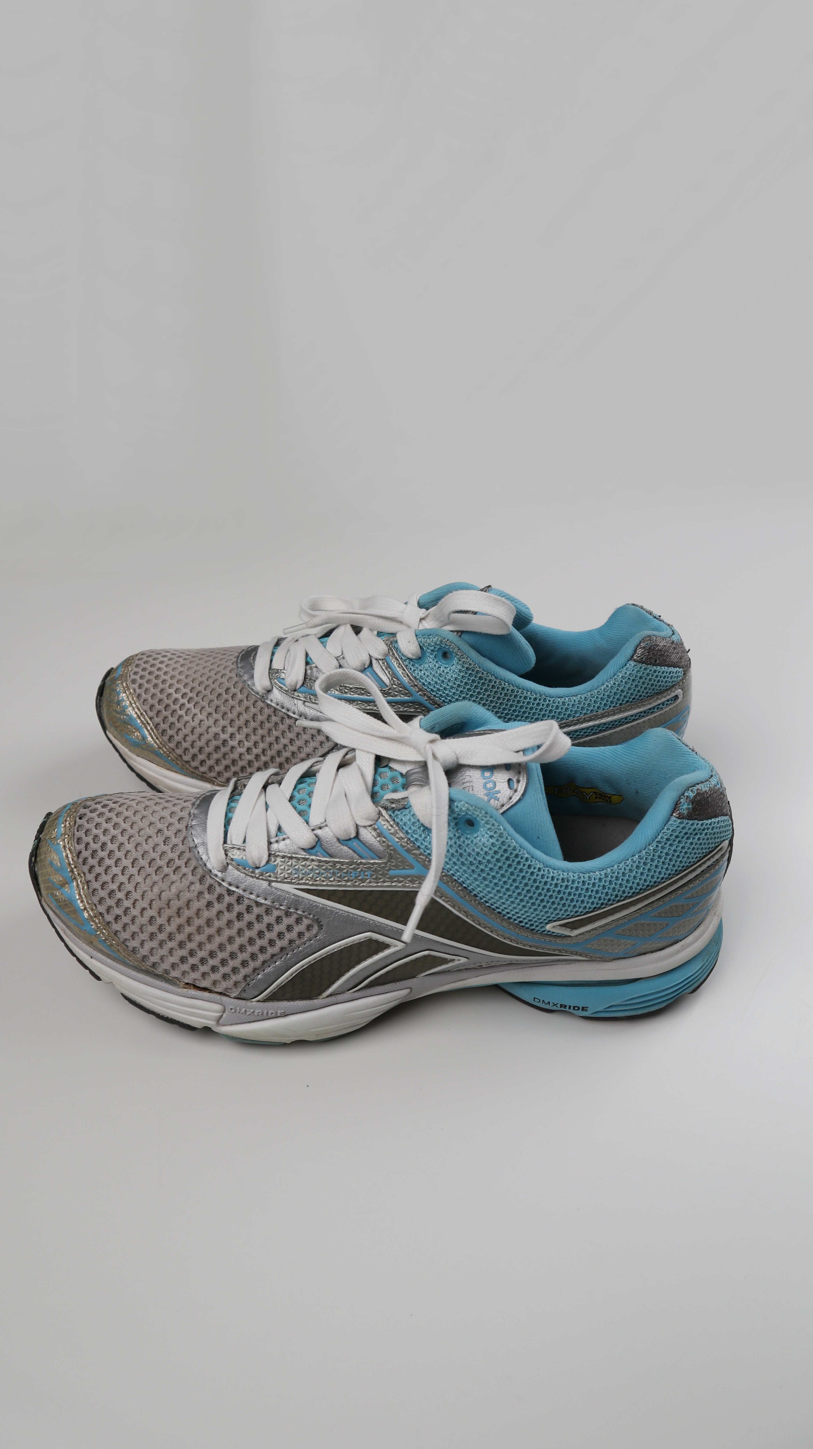 Reebok Sneaker Turnschuhe 41 blau grau Silber Sportschuhe