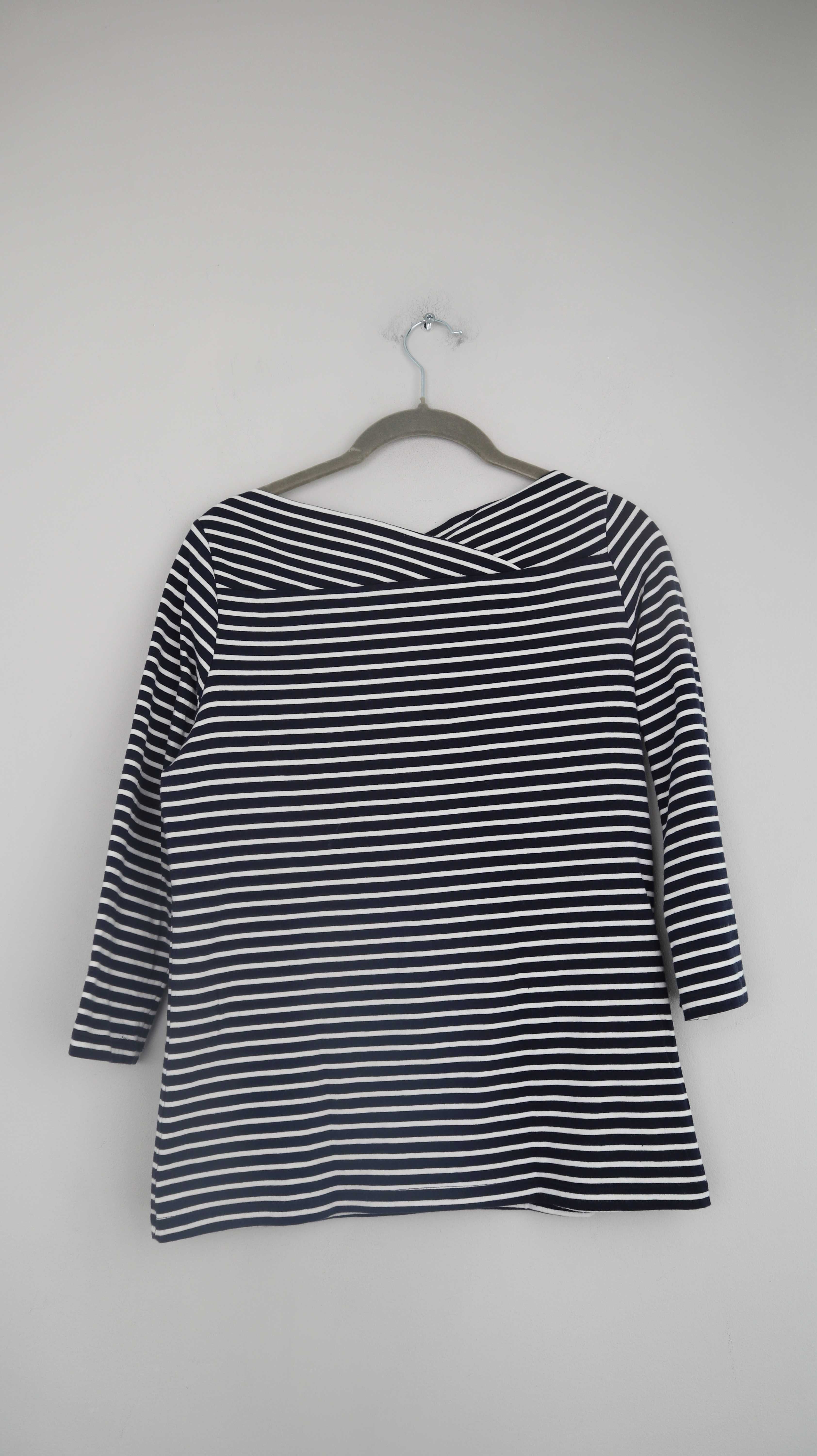 Laura Torelli NKD Shirt gestreift Oberteil Longsleeve Blau weiß 36 S