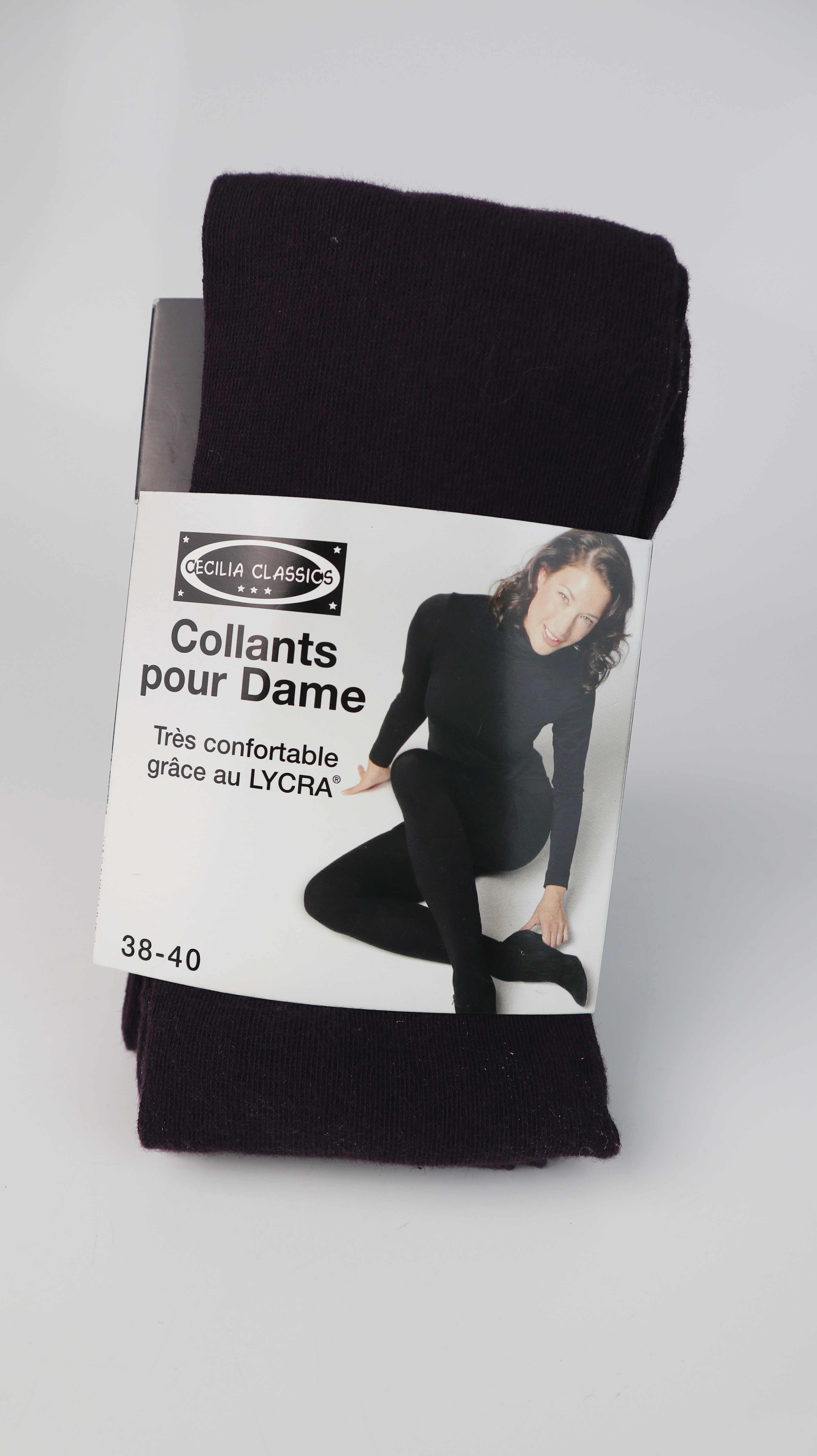 Strumpfhose neu Lila 38 40 Flieder dunkellila
