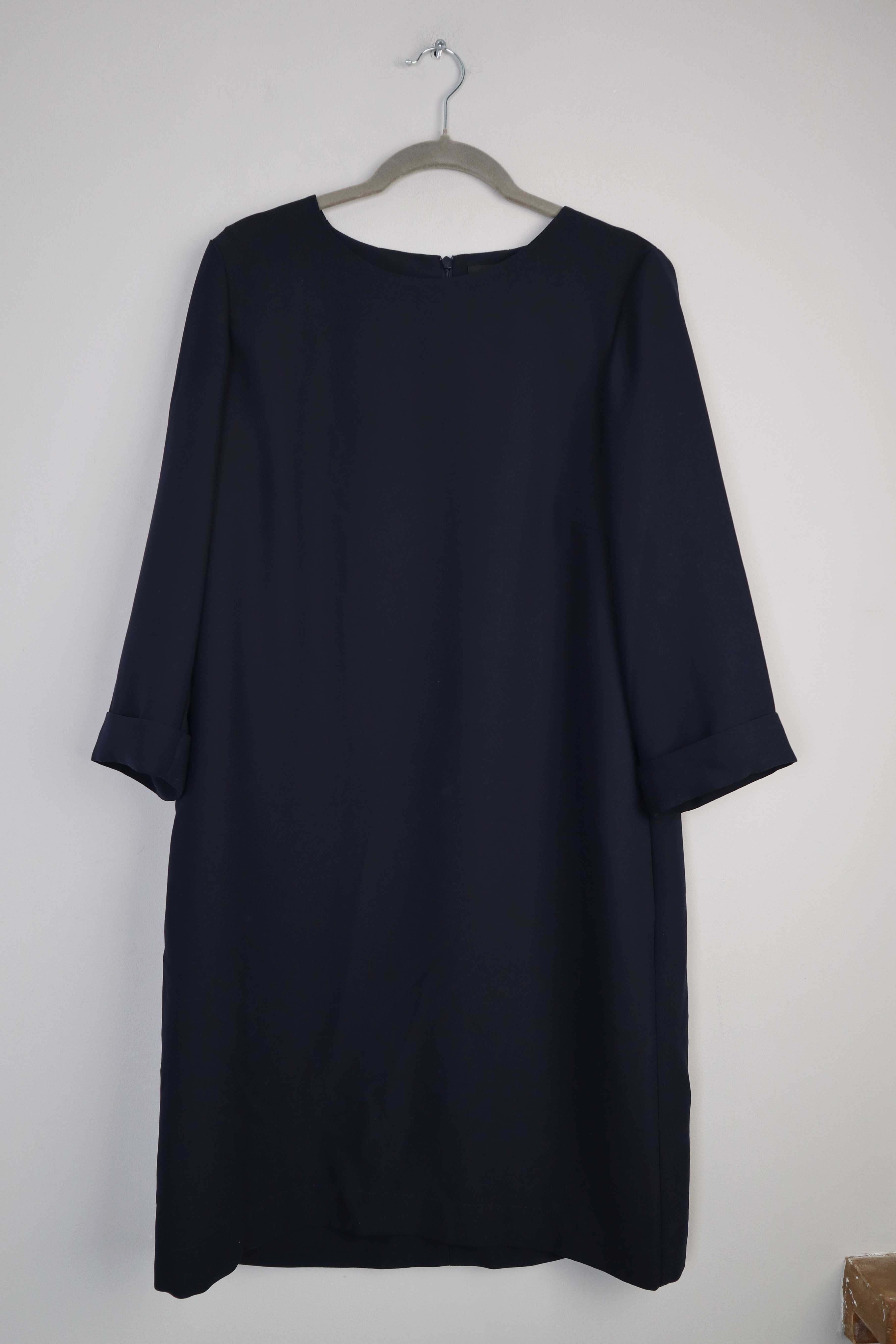 Marie Lund Kleid Midi Dunkelblau 40 L Midikleid Etuikleid