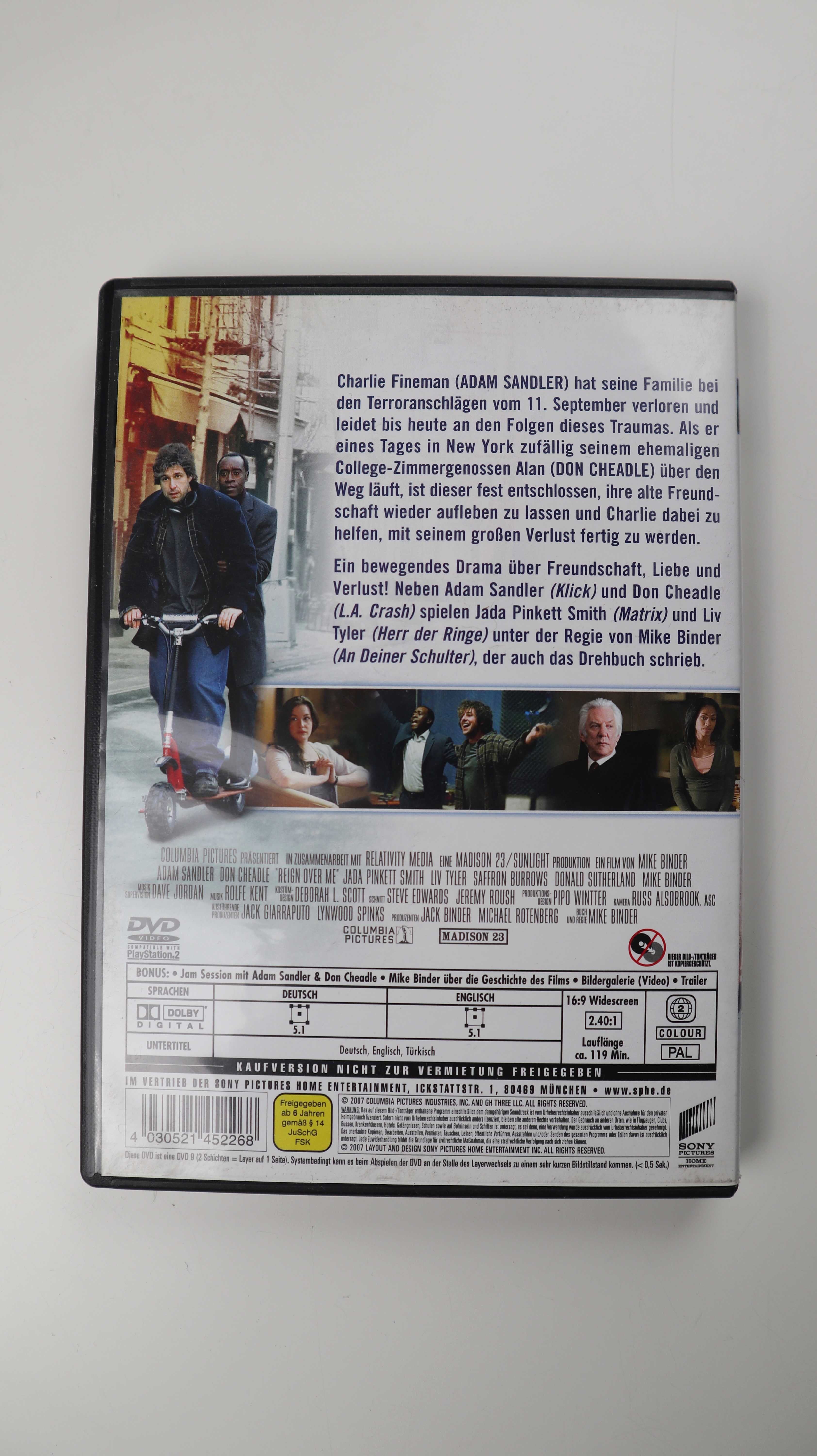Reign Over Me DVD Film Die Liebe in mir