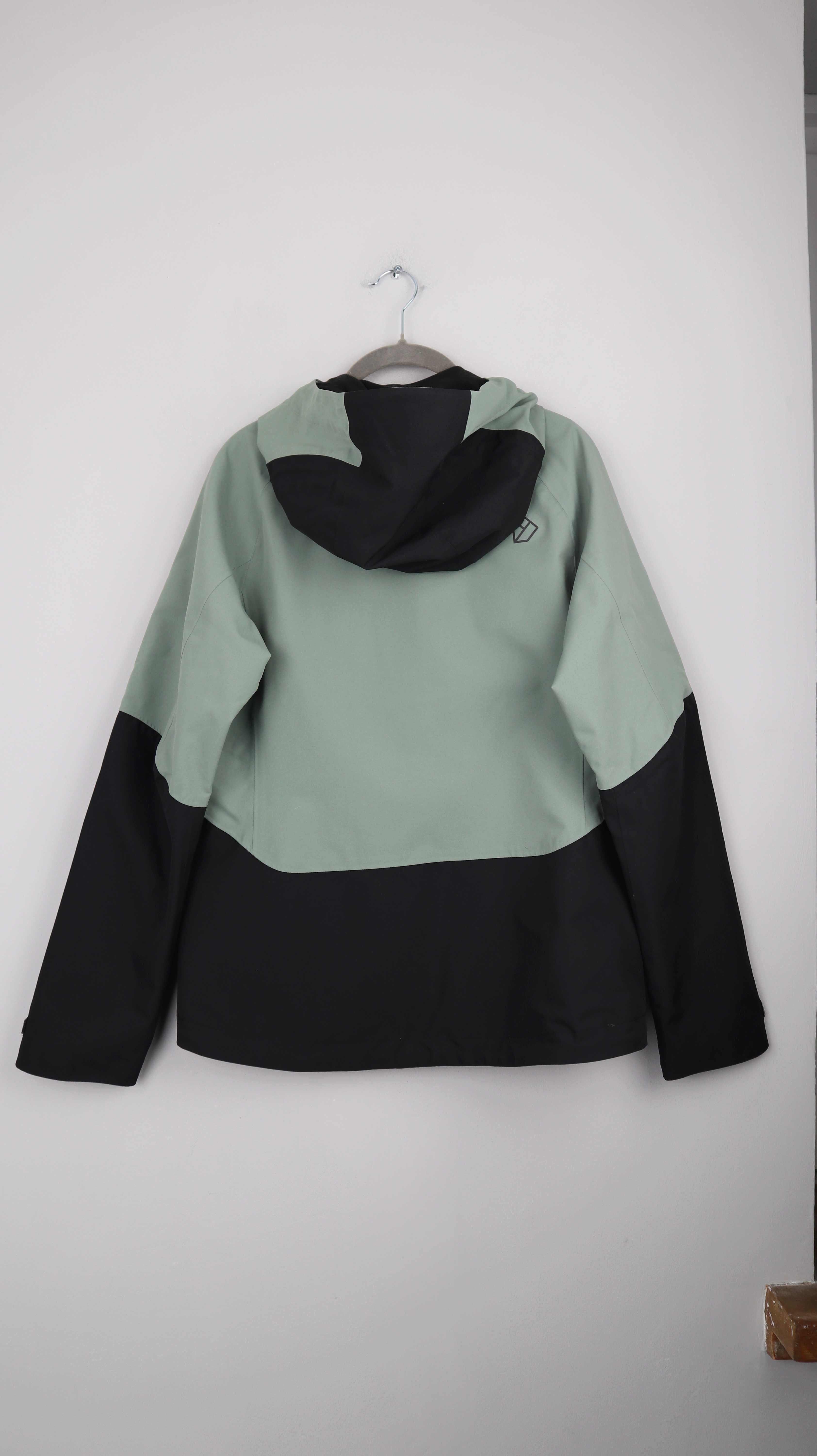 Didriksons Jacke 38 M Grün schwarz Regenjacke Thermojacke Wasserfest