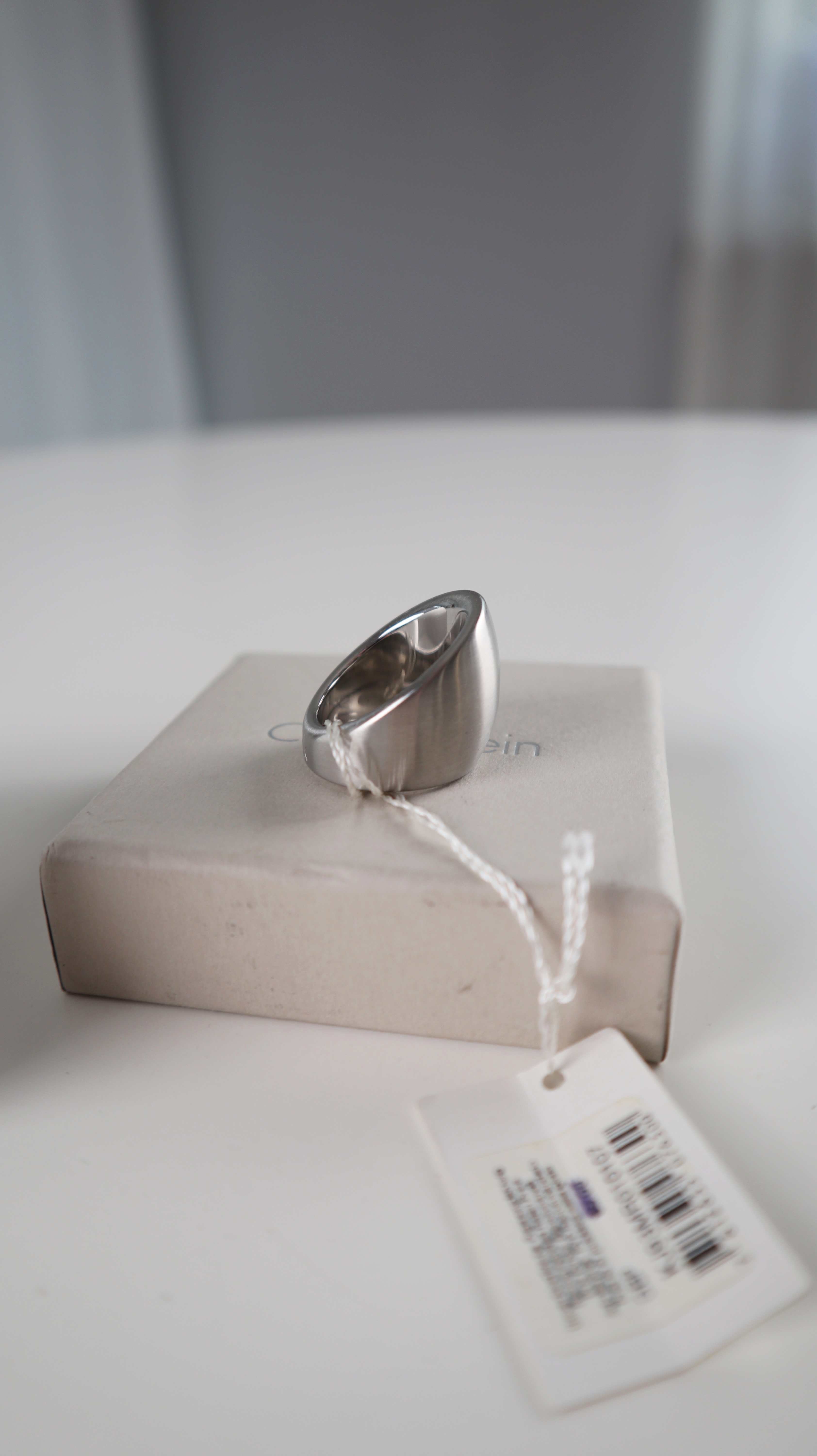 Calvin Klein Ring Modeschmuck neu Silber geputzt