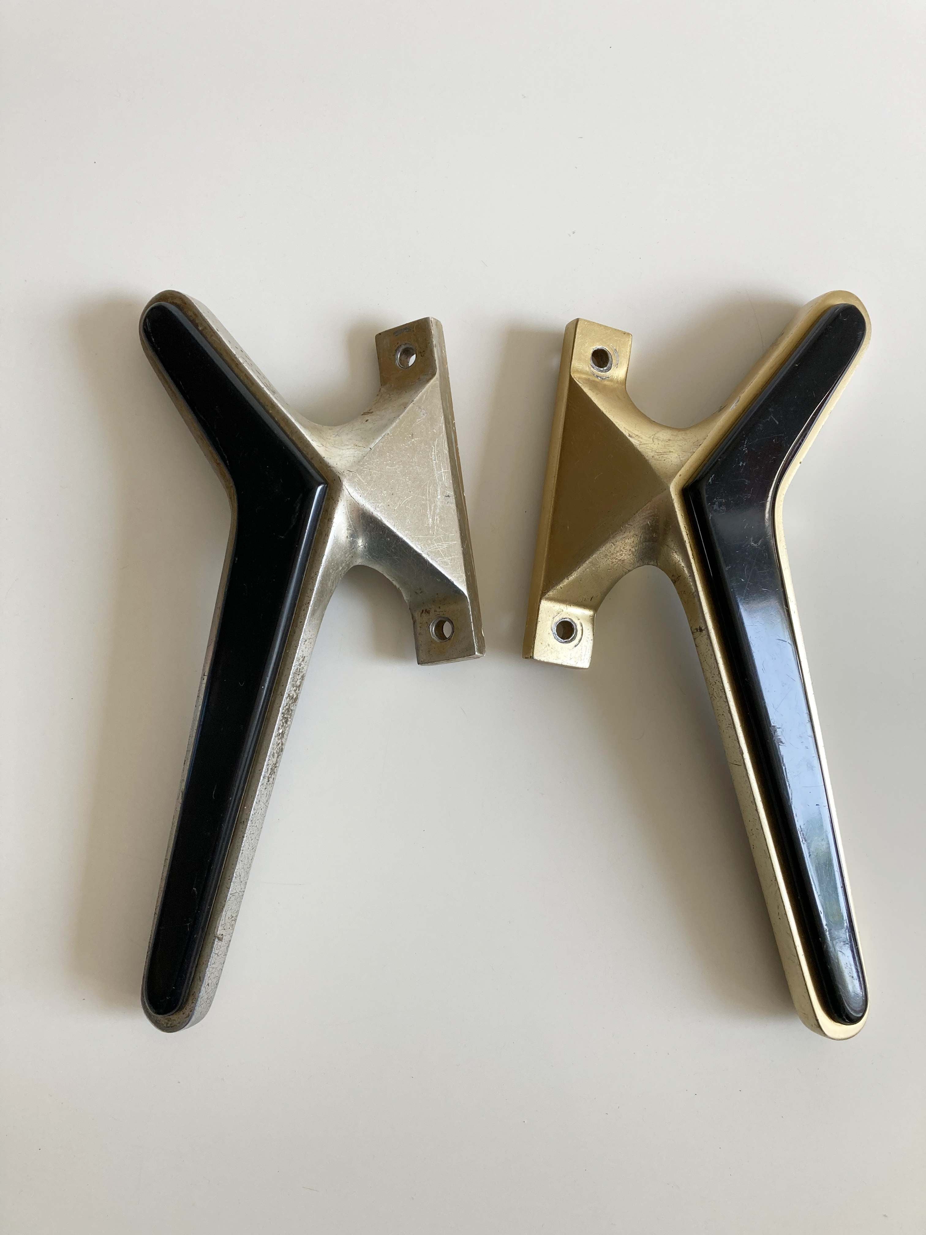 70er Türgriffe Türgriff Ladentür Griff Türöffner Design Vintage