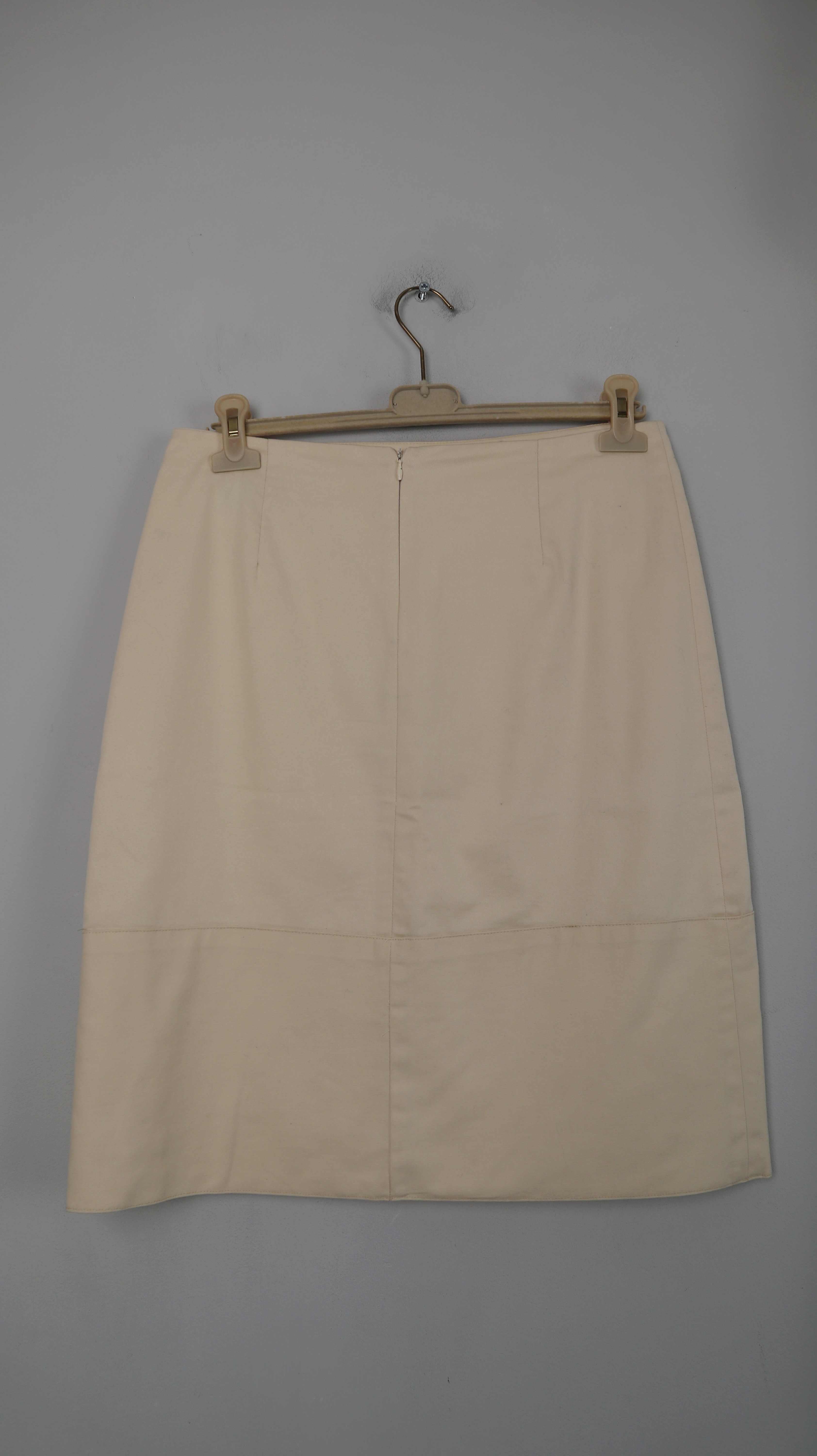 Closed Rock Creme Beige Midi Midirock Stiftrock 38 M basic
