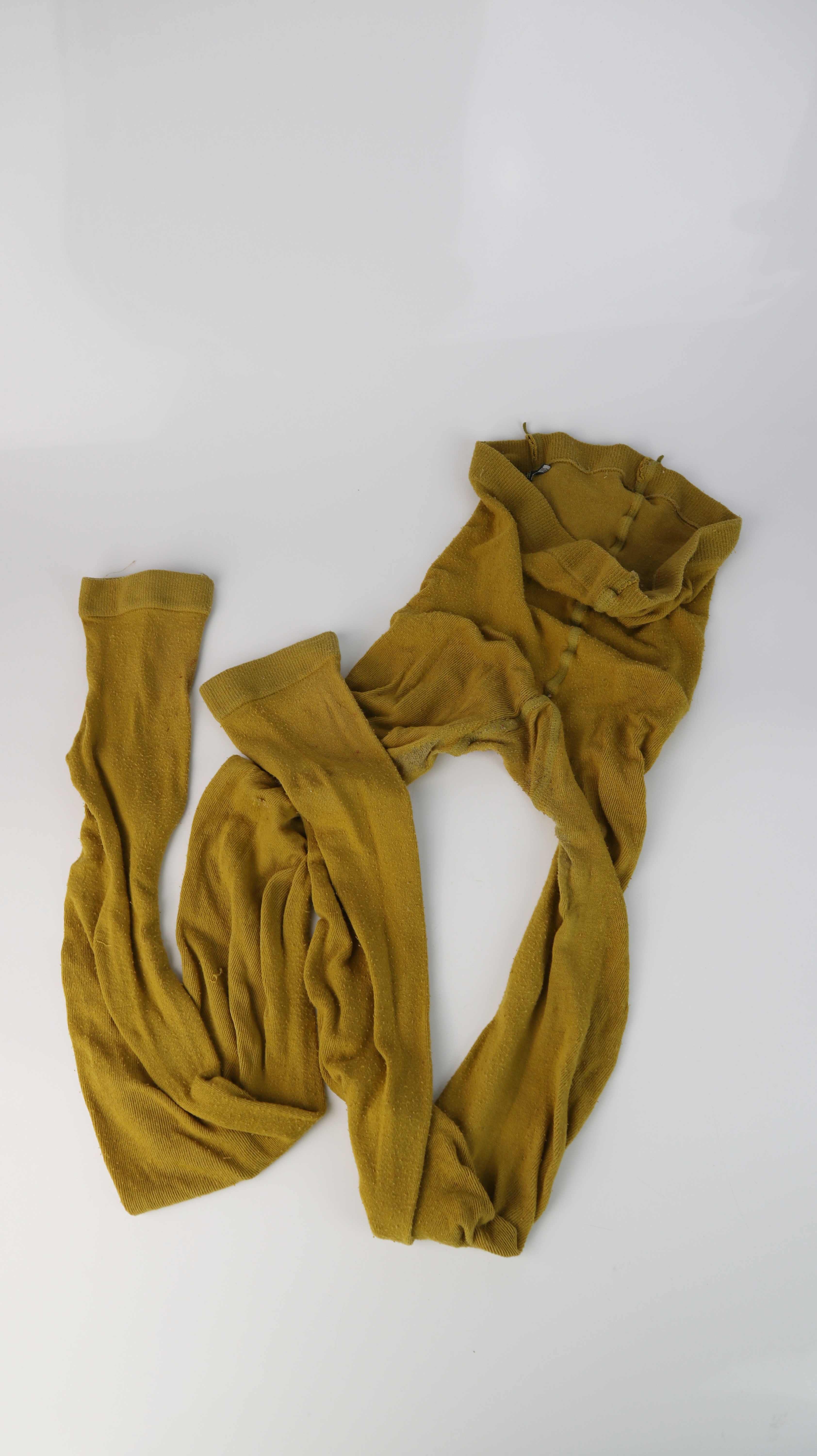 Gudrun Sjöden Leggings gelb Baumwollleggings 38 M Senfgelb