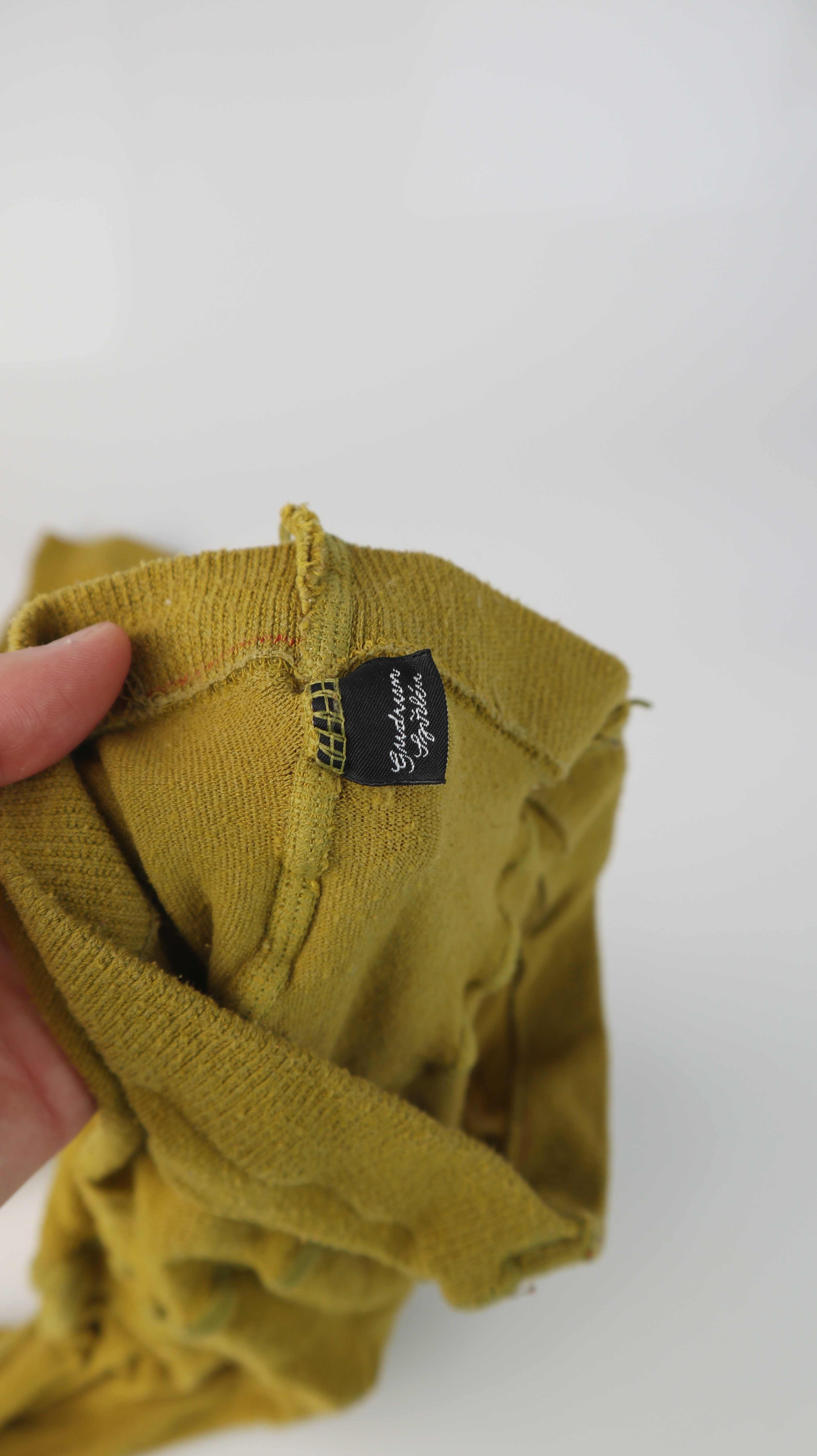 Gudrun Sjöden Leggings gelb Baumwollleggings 38 M Senfgelb