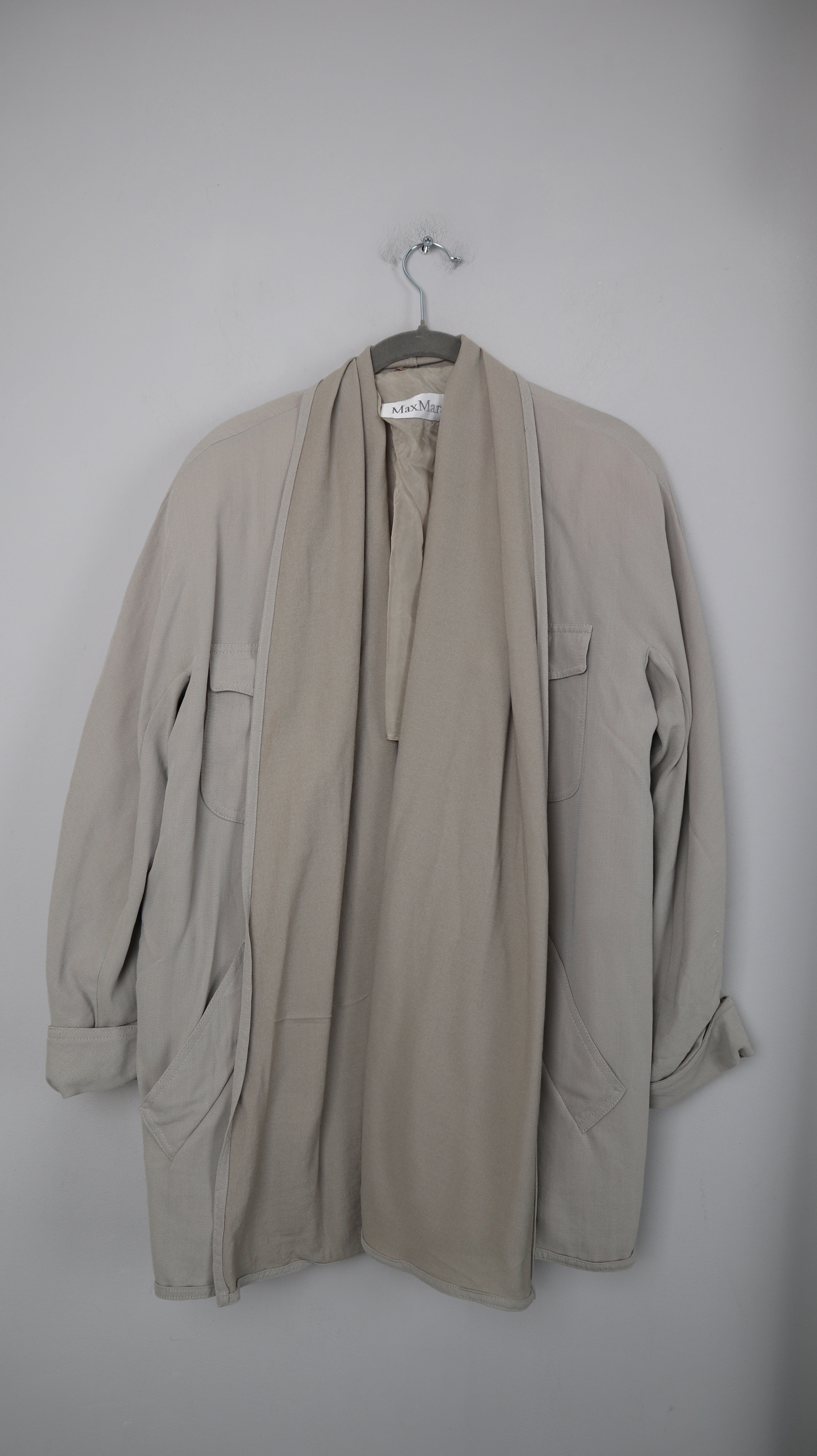 Max Mara Blazer true Vintage 38 M Mint Grau Beige Grau
