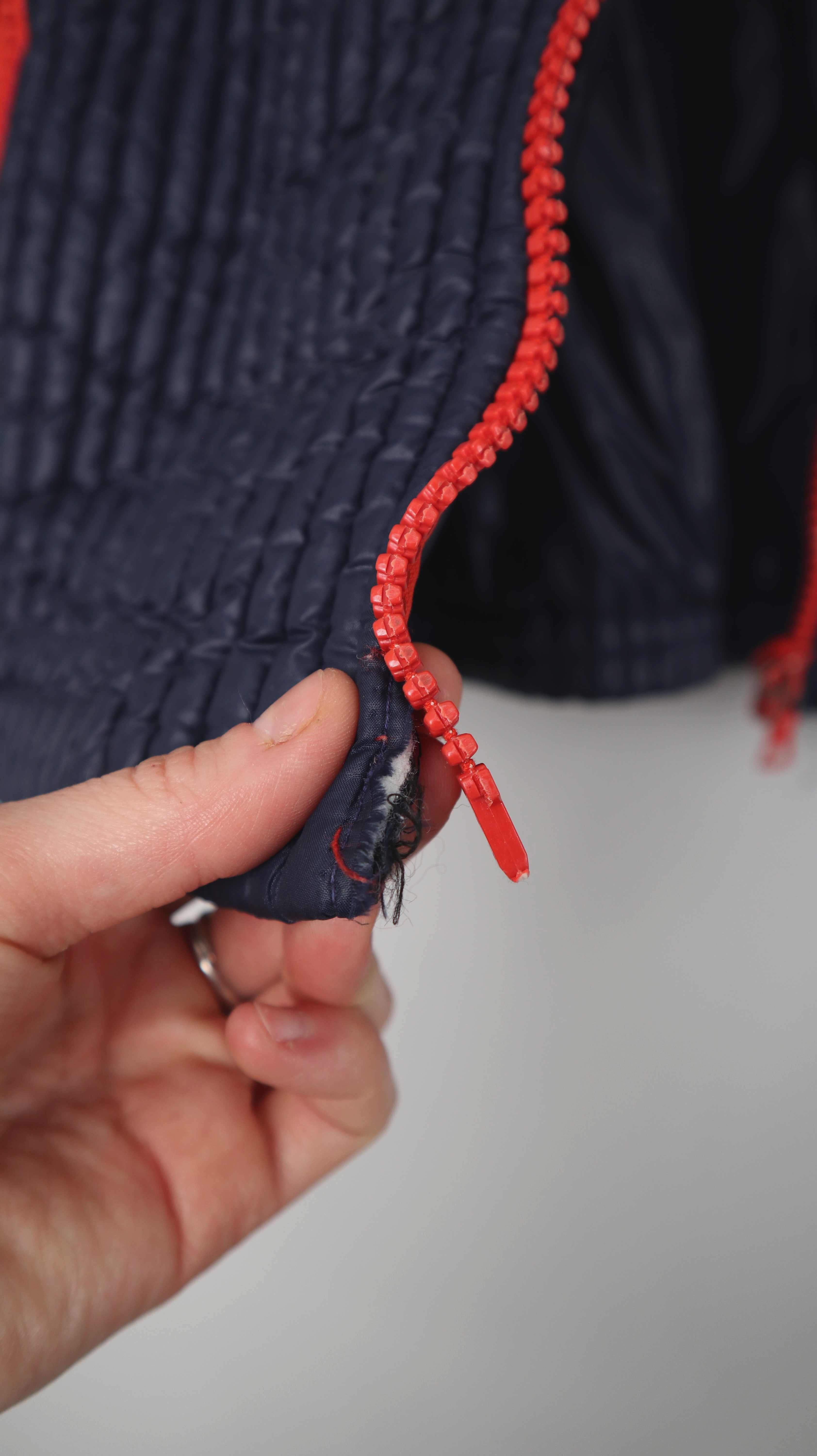 Vdev Jacke Blau 36 S made in france Steppjacke Design