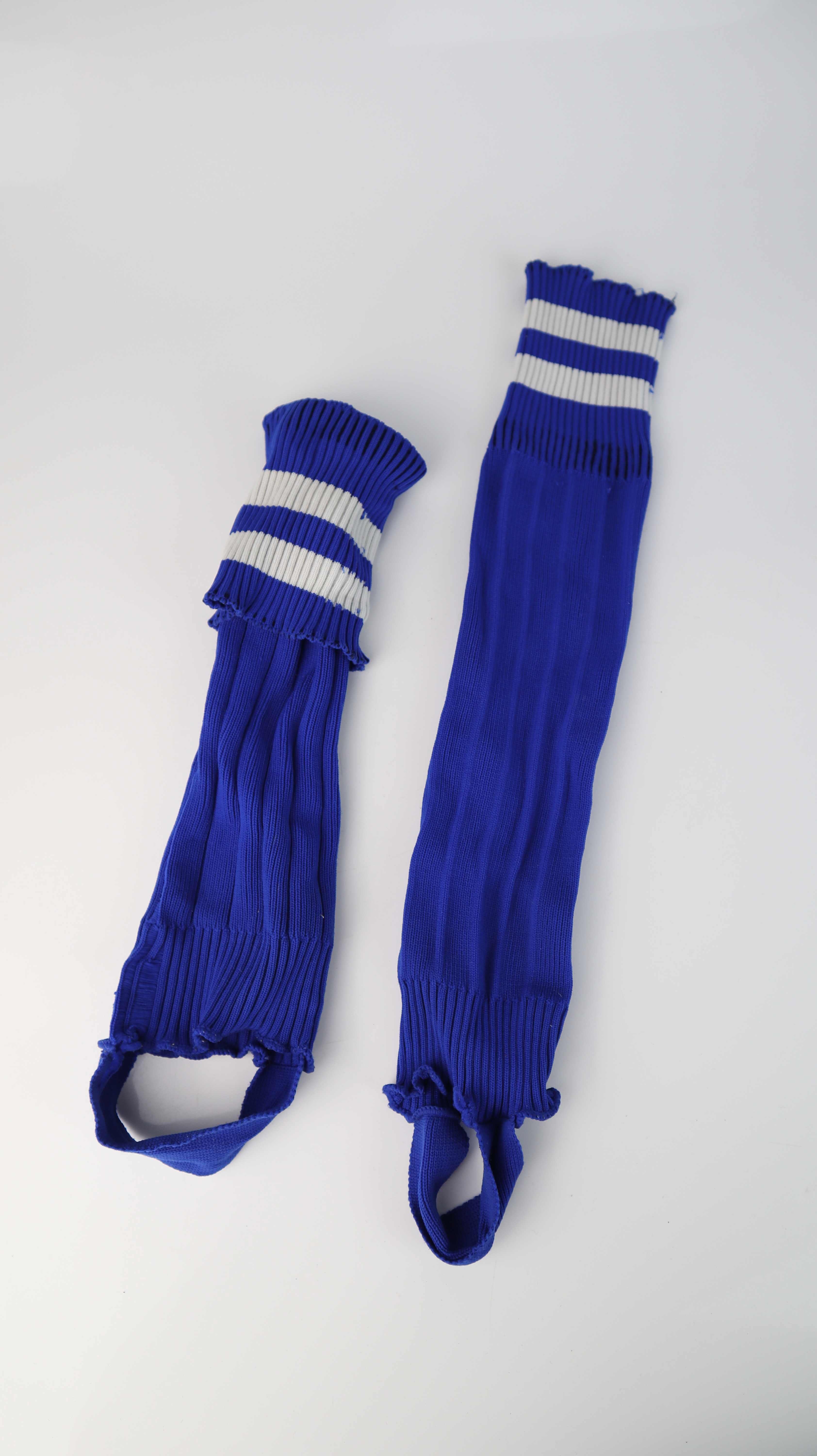 Kniestrümpfe blau Stulpen Fußballstulpen unisex