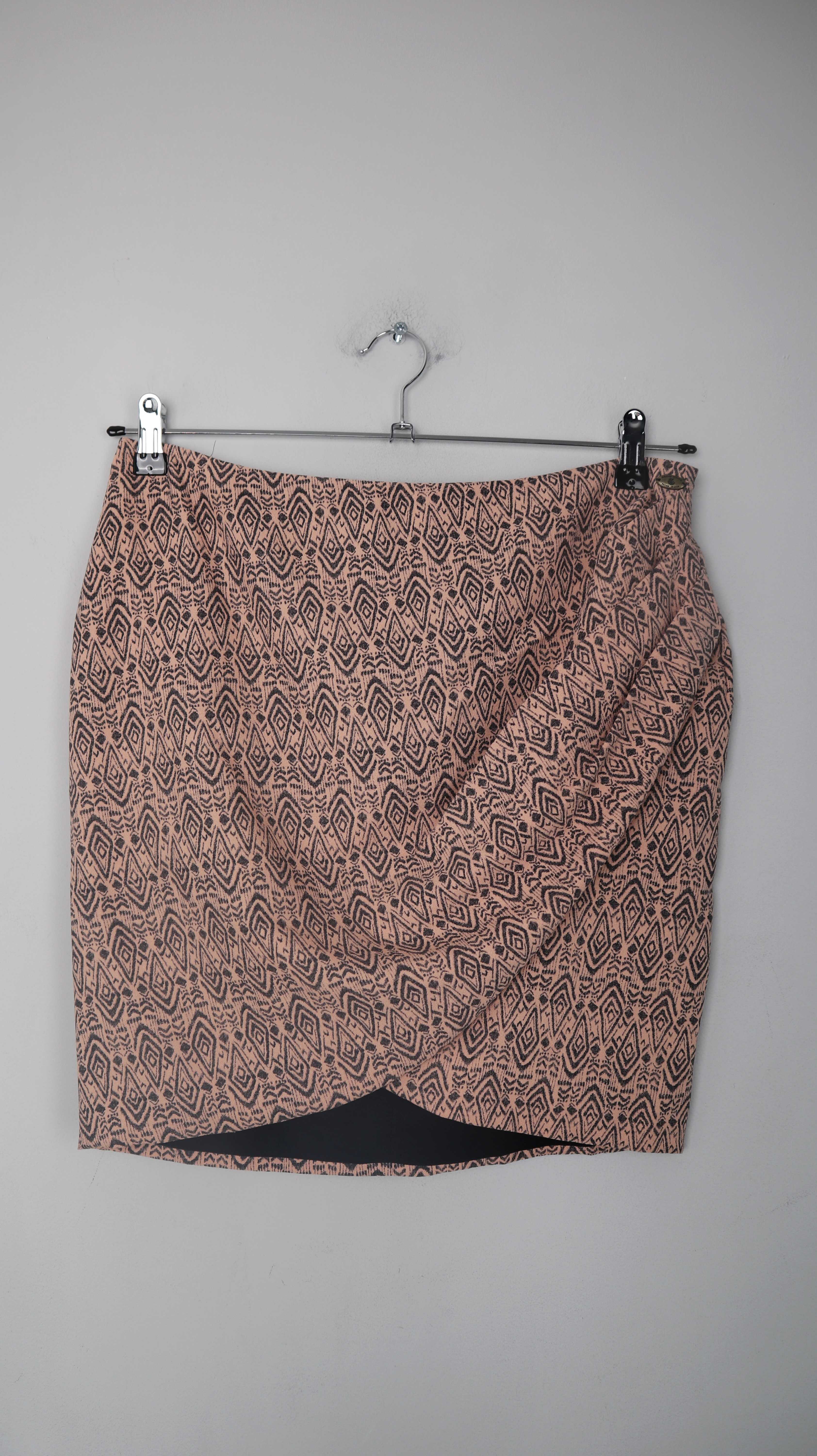 Maison Scotch Rock Midi Midirock rosa schwarz 38 M Stiftrock