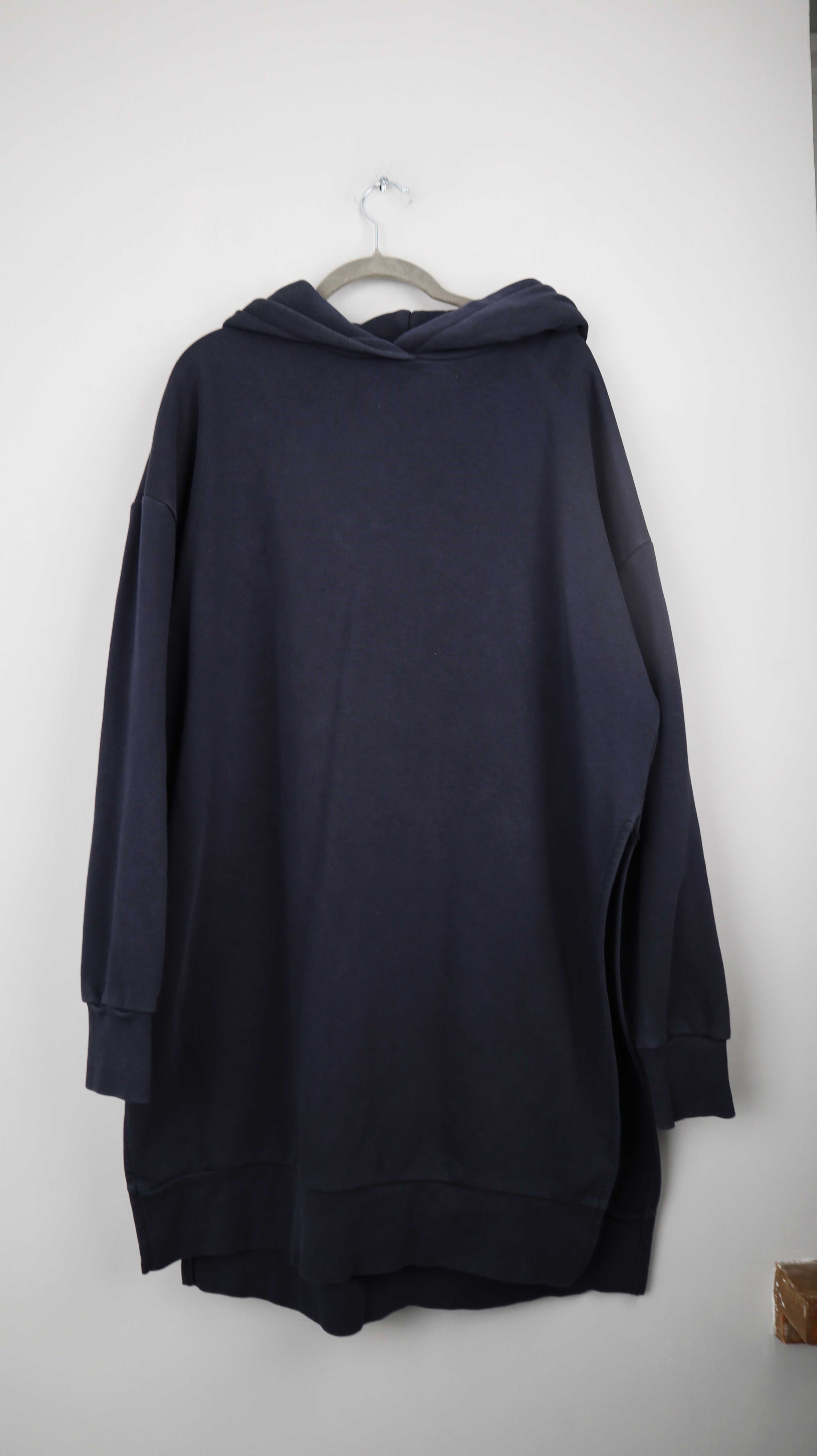 Closed Pullover Sweater Kleid Dunkelblau Marineblau 40 L Kapuzenpullover