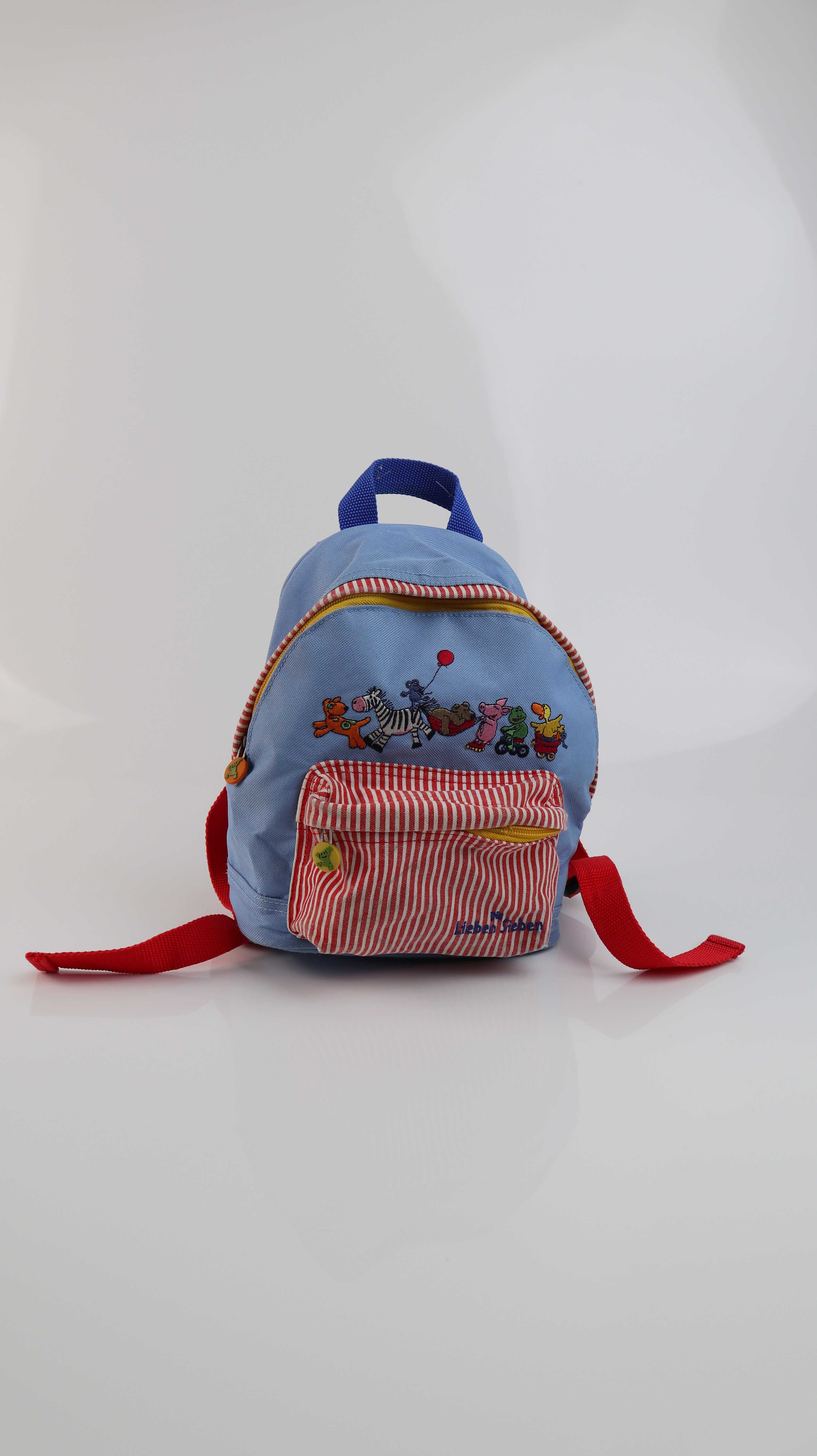 Die lieben Sieben Rucksack Kinderrucksack Spiegelburg blau rot