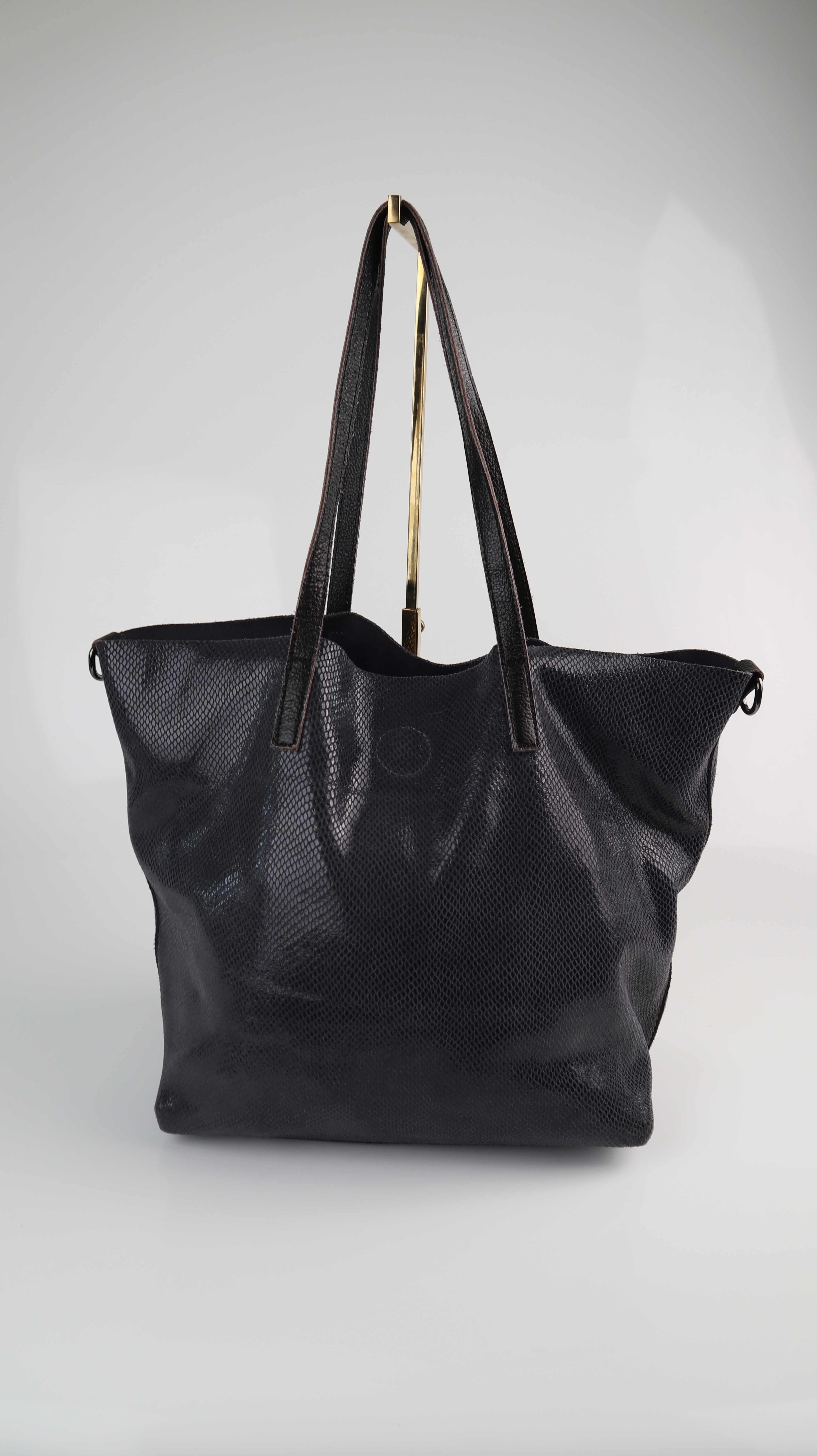 Marni Tasche Handtasche blau Ledertasche Shopper Schultertasche