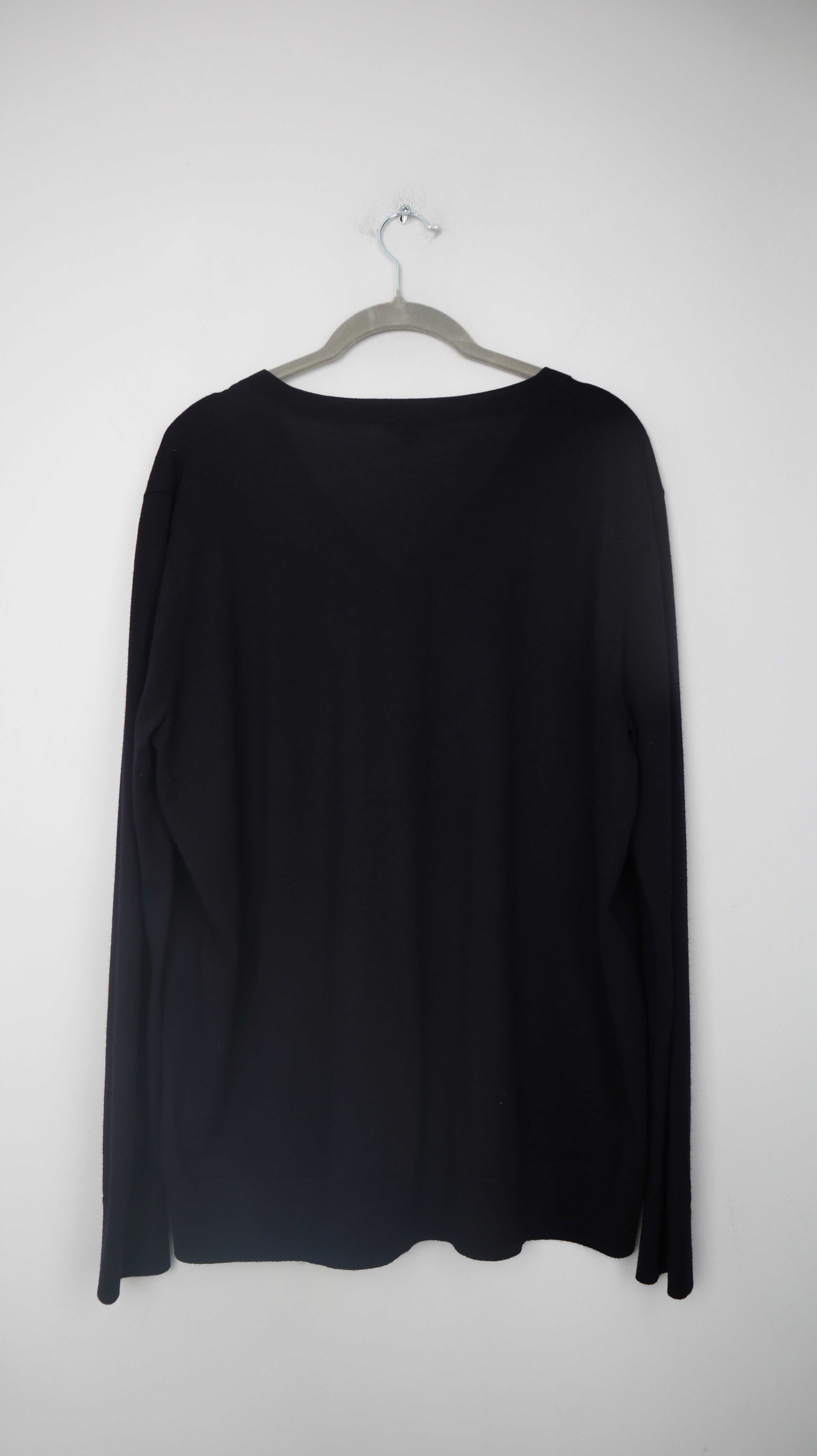 COS Pullover Blau dunkelblau V-Ausschnitt Marineblau 40 L