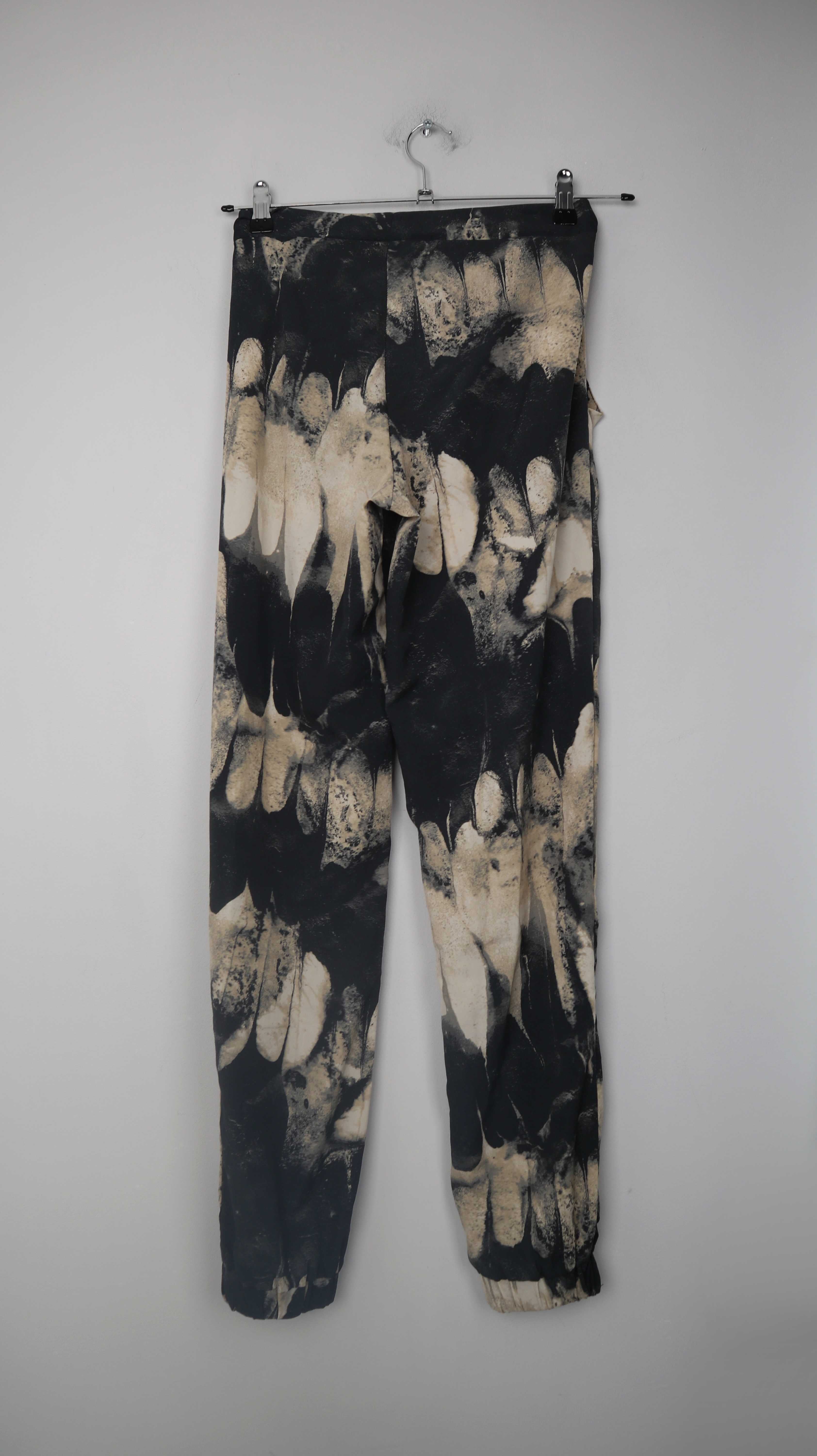 Topshop Hose Stoffhose tall 38 M Muster Steinmuster