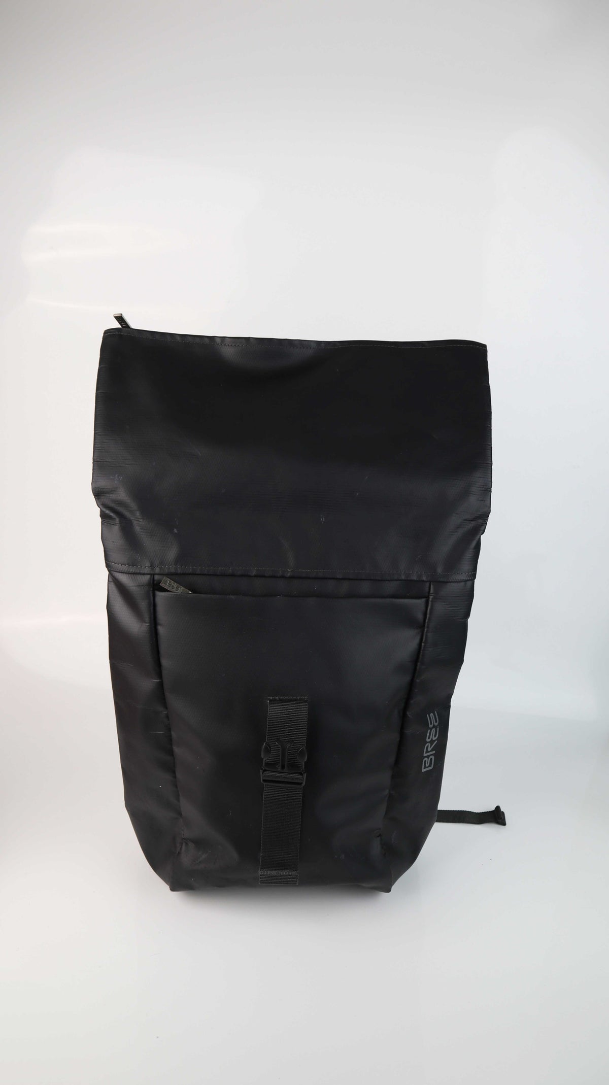 BREE Rucksack Schwarz Kurierrucksack Planenrucksack einfarbig