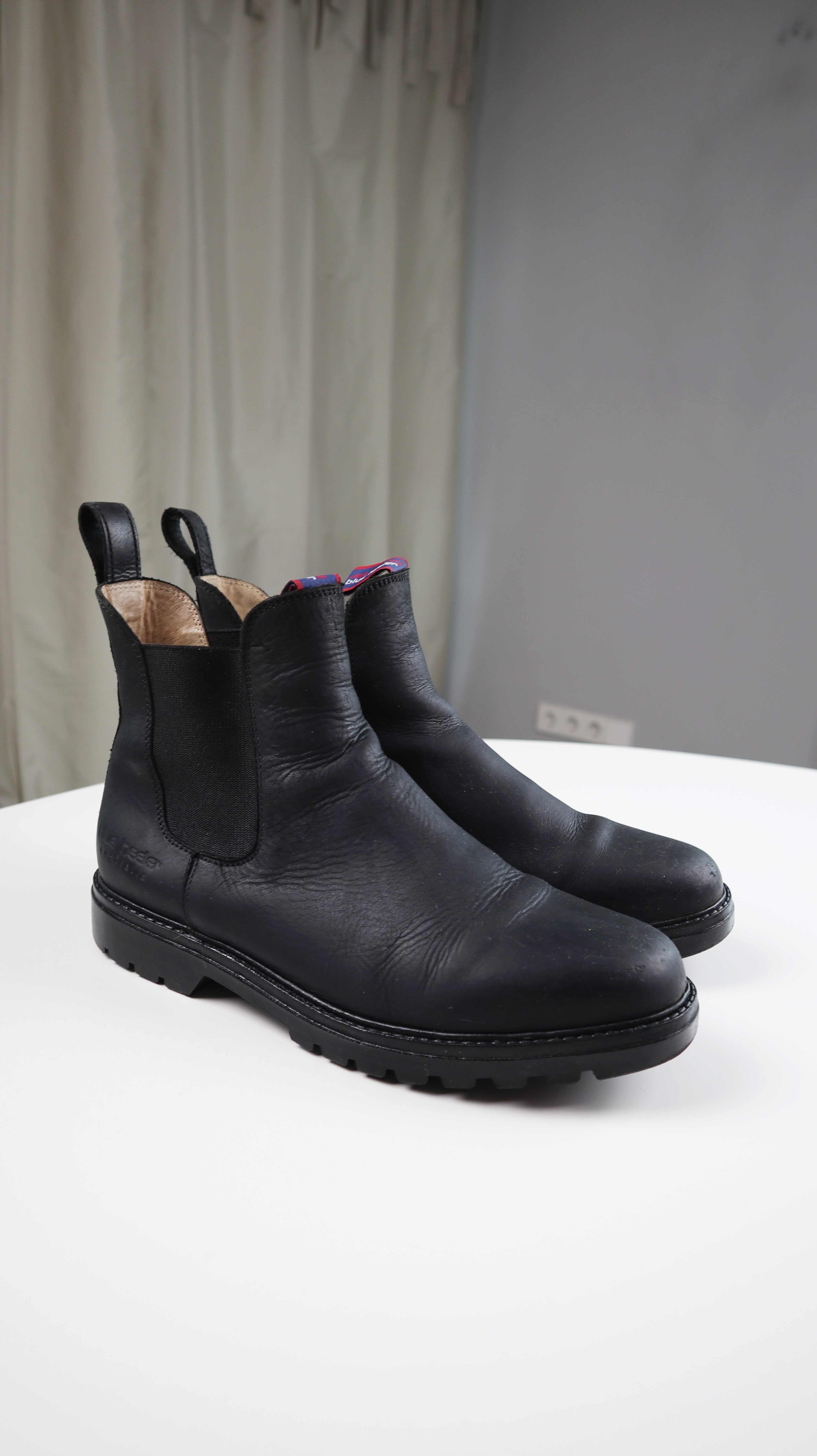 Blue Heeler Australia Chelsea Boots Schwarz 43 Stiefel Lederstiefel