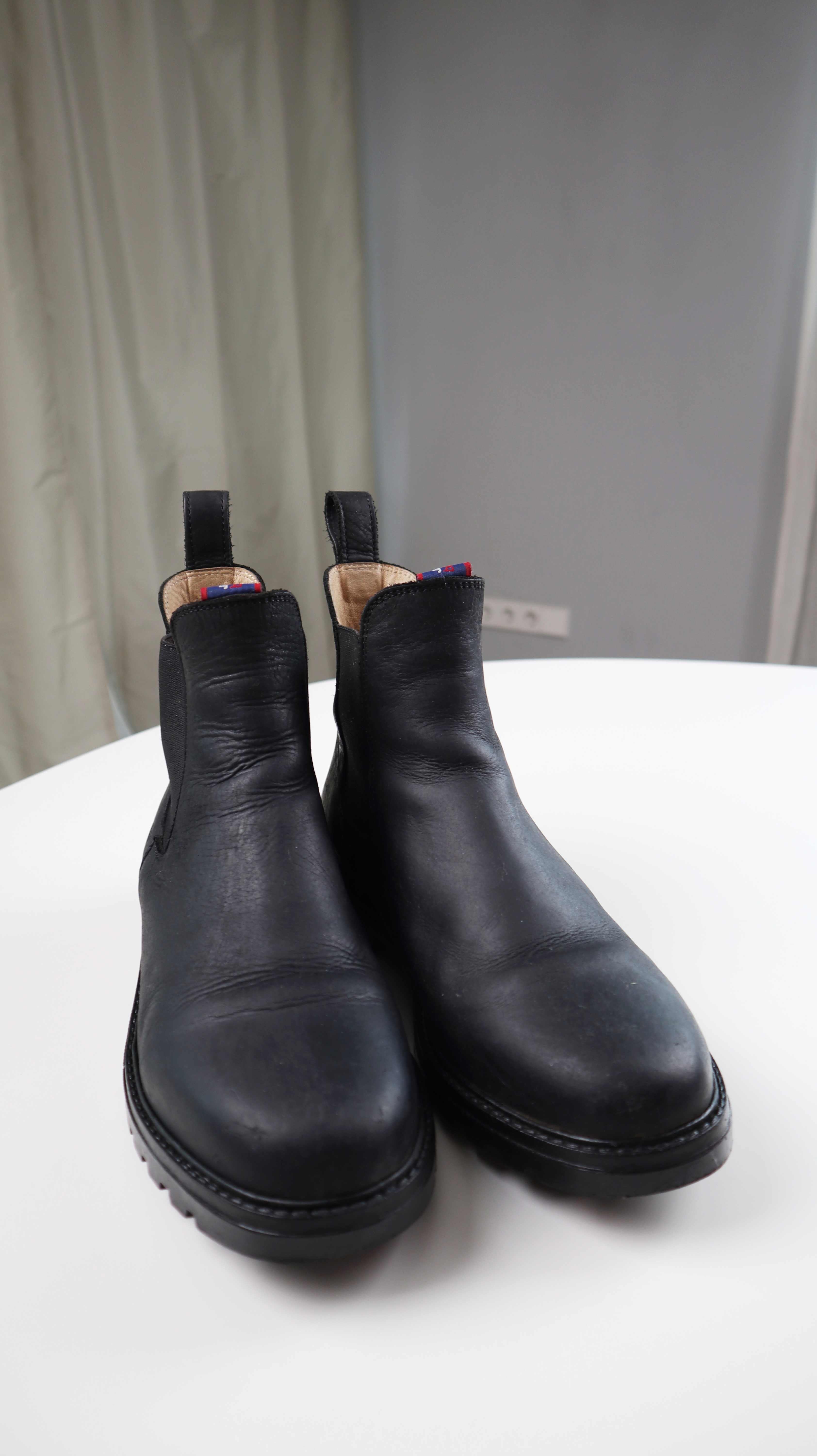 Blue Heeler Australia Chelsea Boots Schwarz 43 Stiefel Lederstiefel