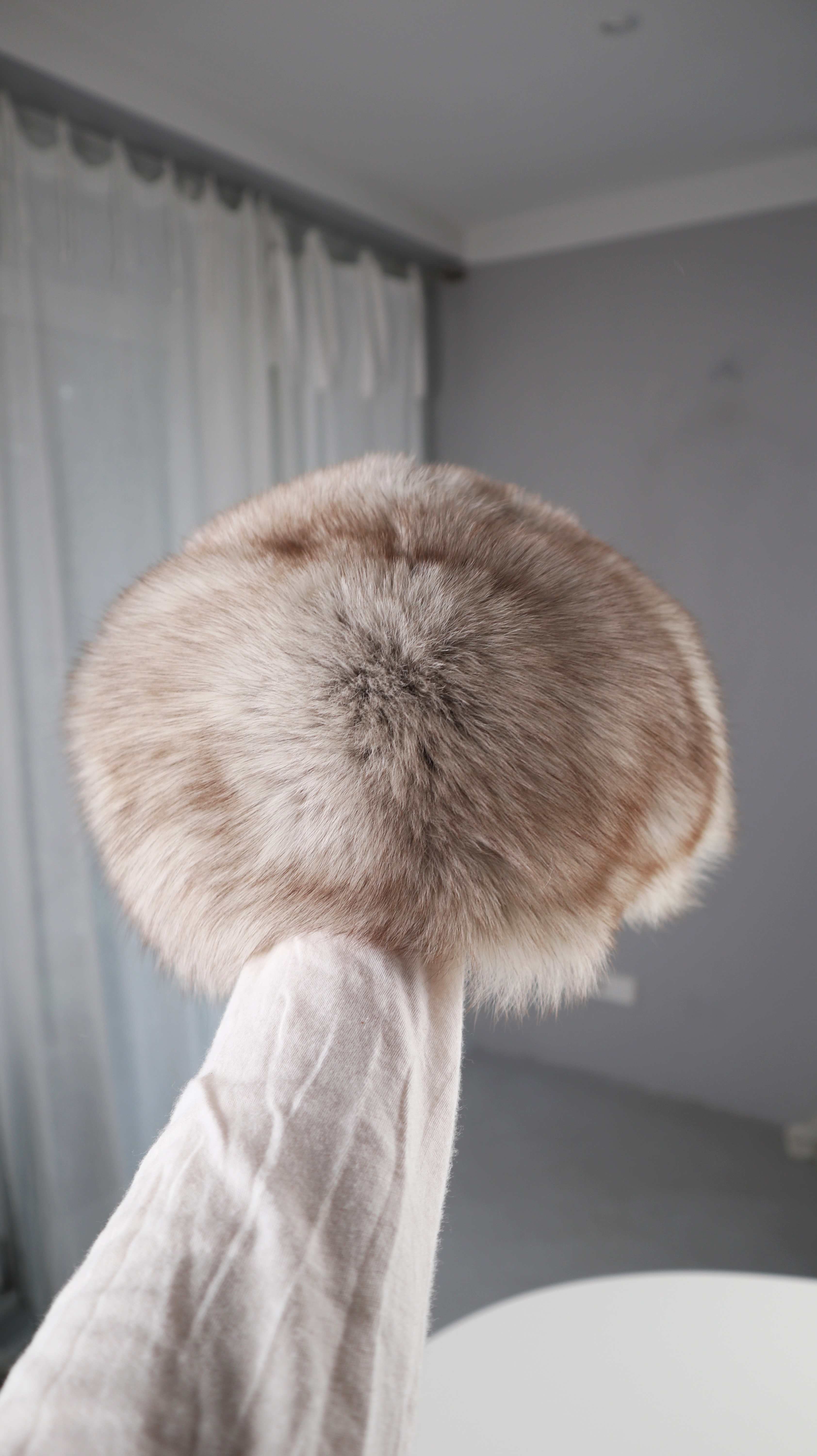 Fellmütze Mütze true Vintage Beige Creme