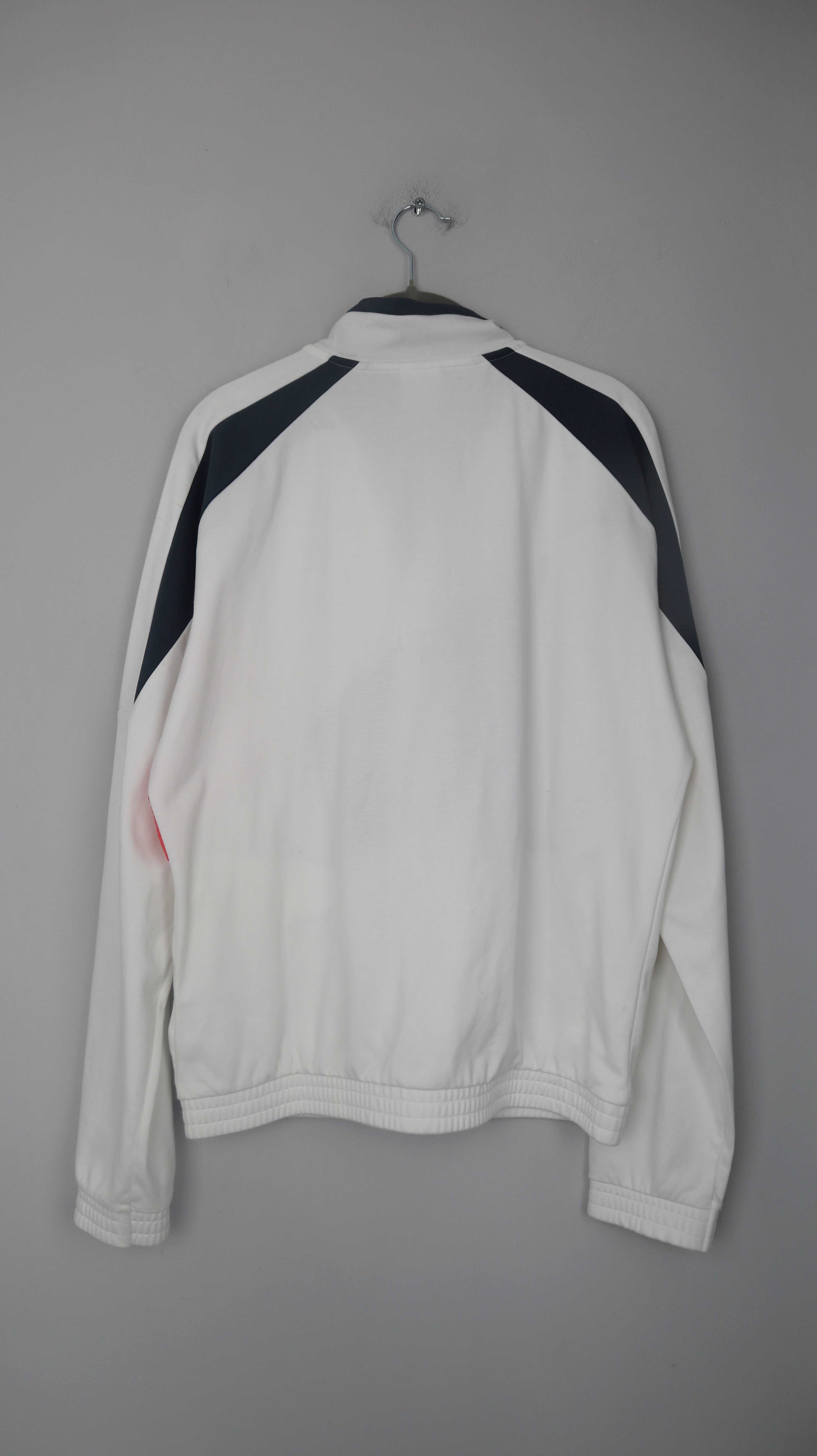 Reebok Jacke Trainingsjacke weiß Blau Koralle Classic Sportjacke