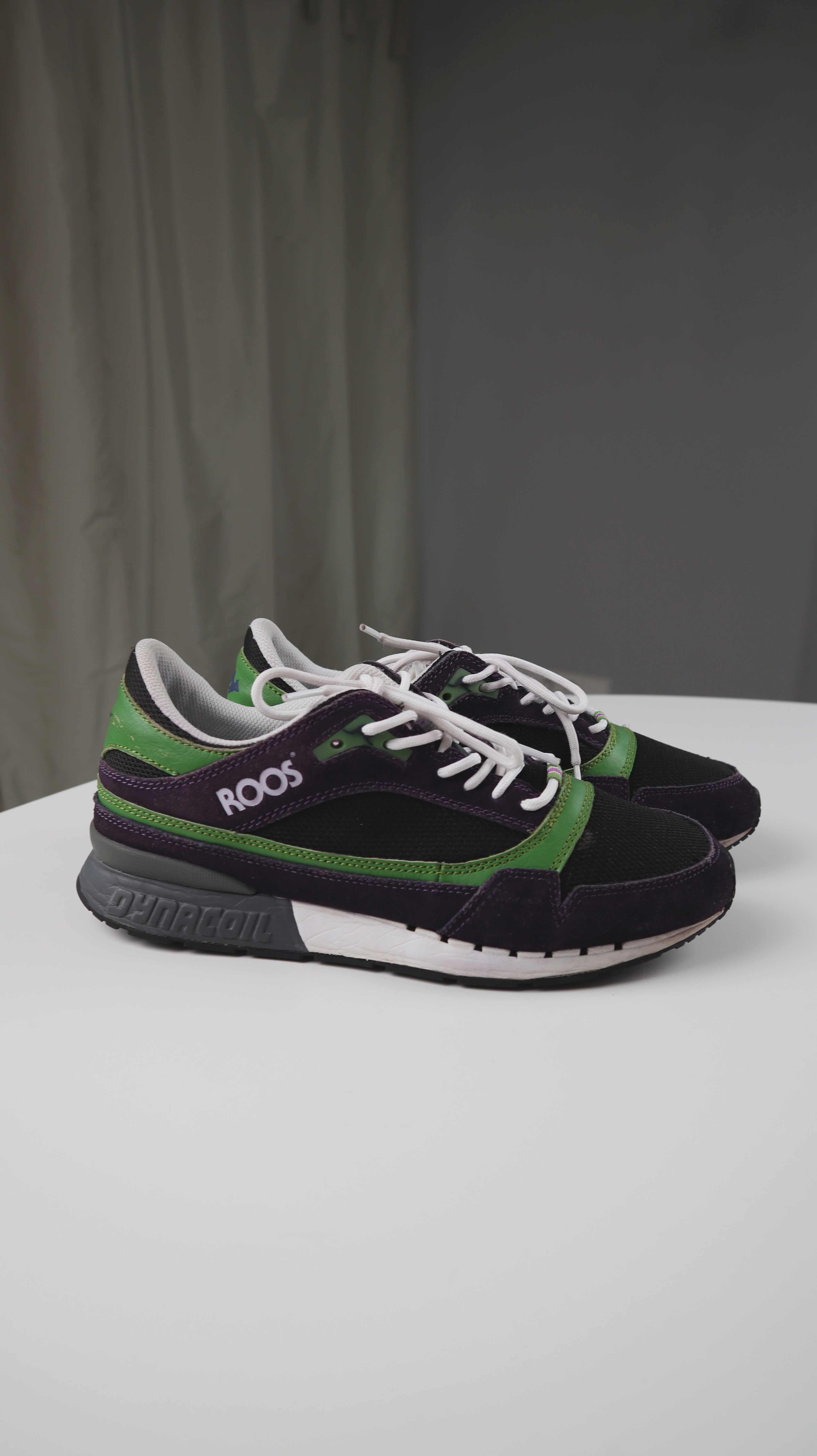 Kangaroos Sneaker Turnschuhe lila grün 42 Schnürer