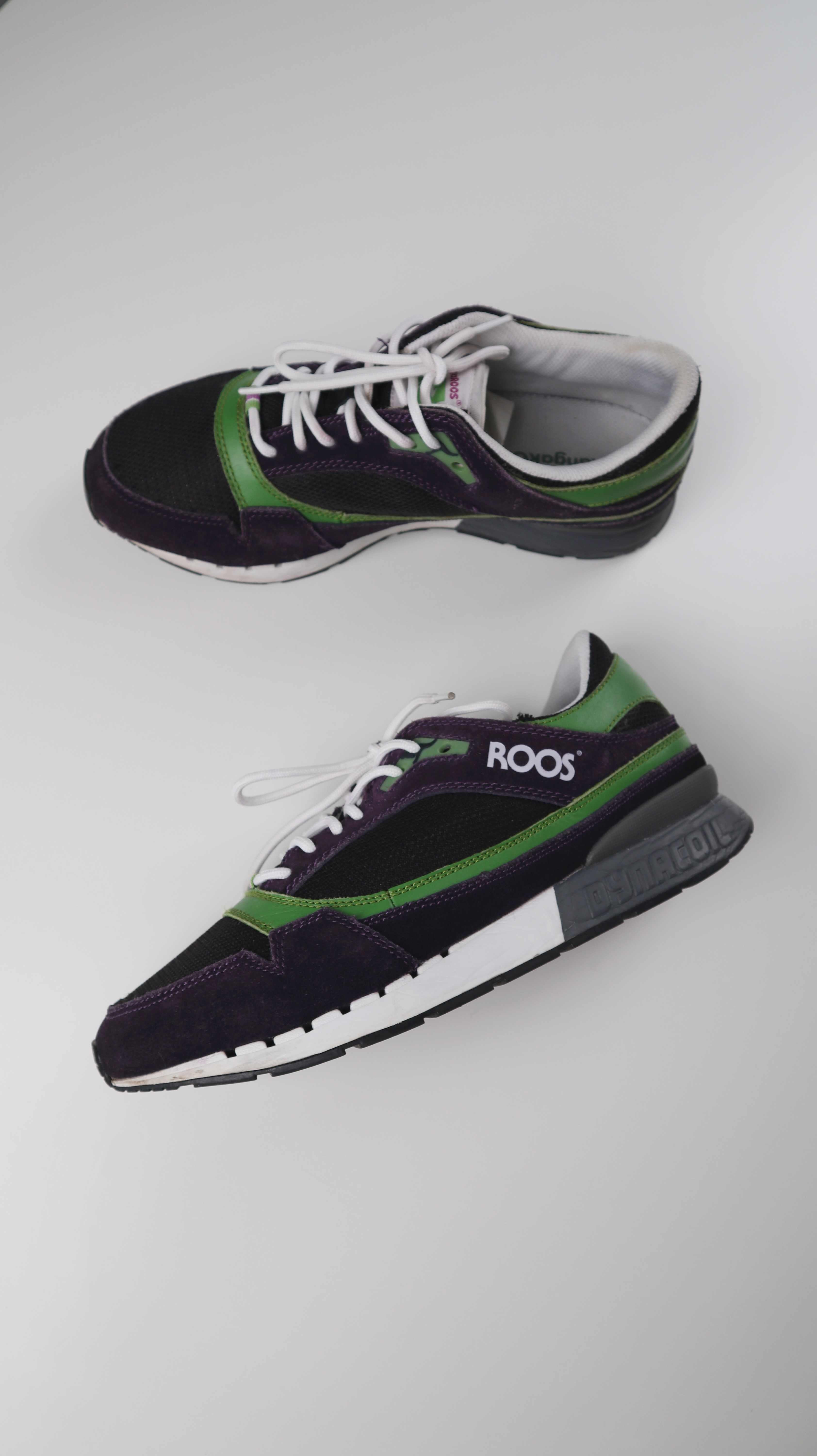 Kangaroos Sneaker Turnschuhe lila grün 42 Schnürer