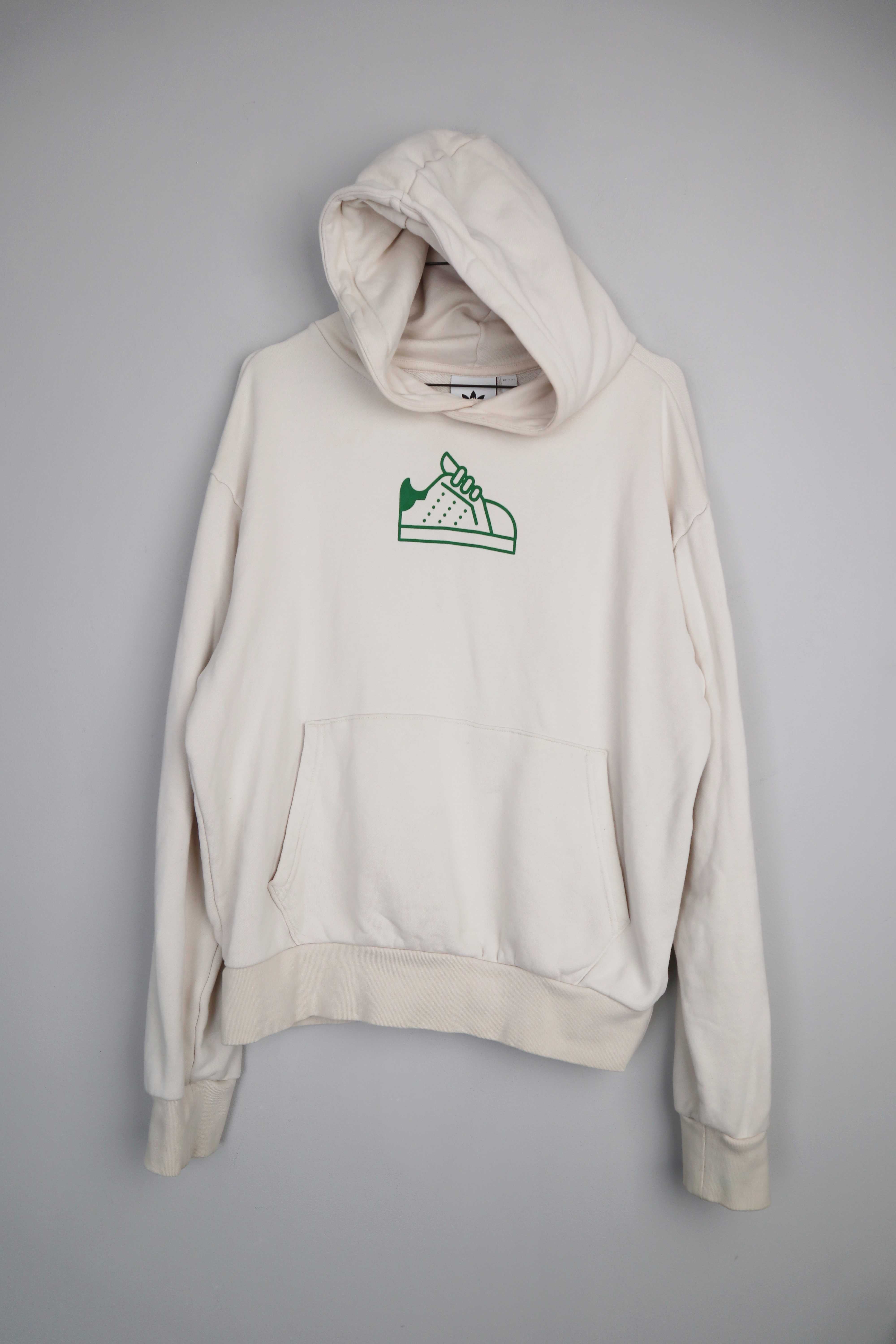 Adidas Hoodie Stan Smith Pullover Creme Beige 36 S Kapuzenpullover