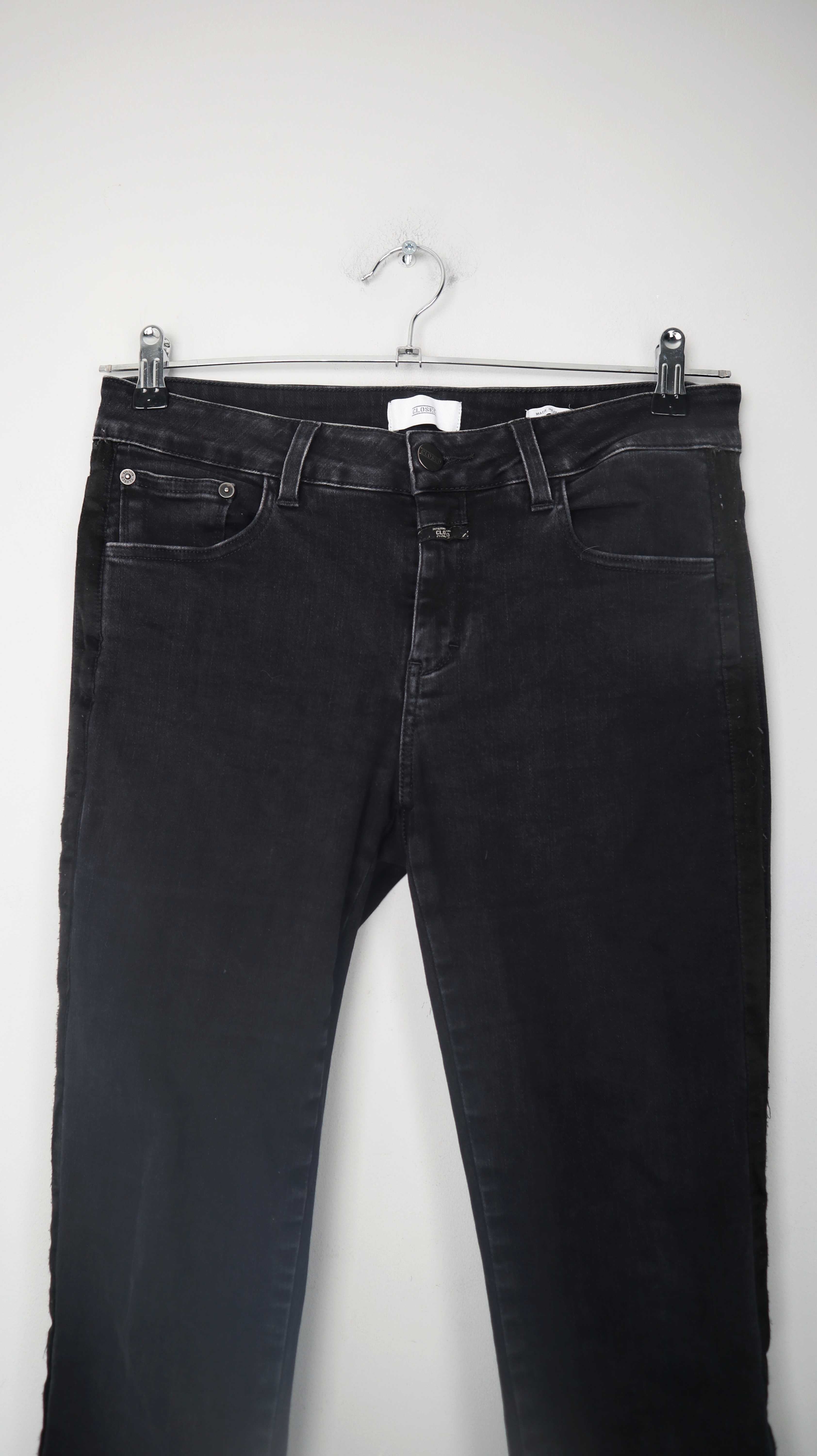 Closed Hose dunkelgrau Baker 29 Grau mid waist 38 M