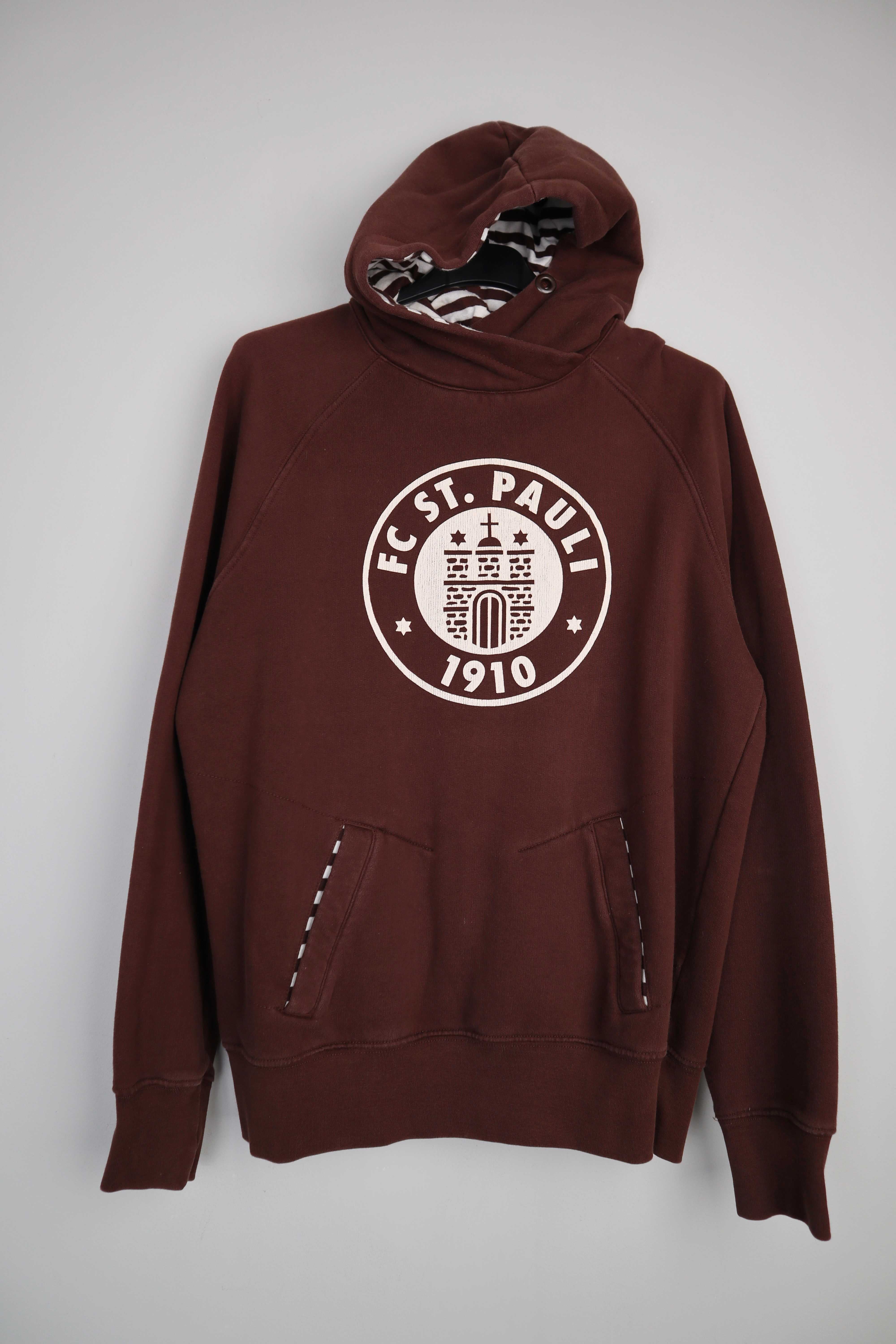 St. Pauli Hoodie Pullover Braun Sweater 38 M Kapuzenpullover