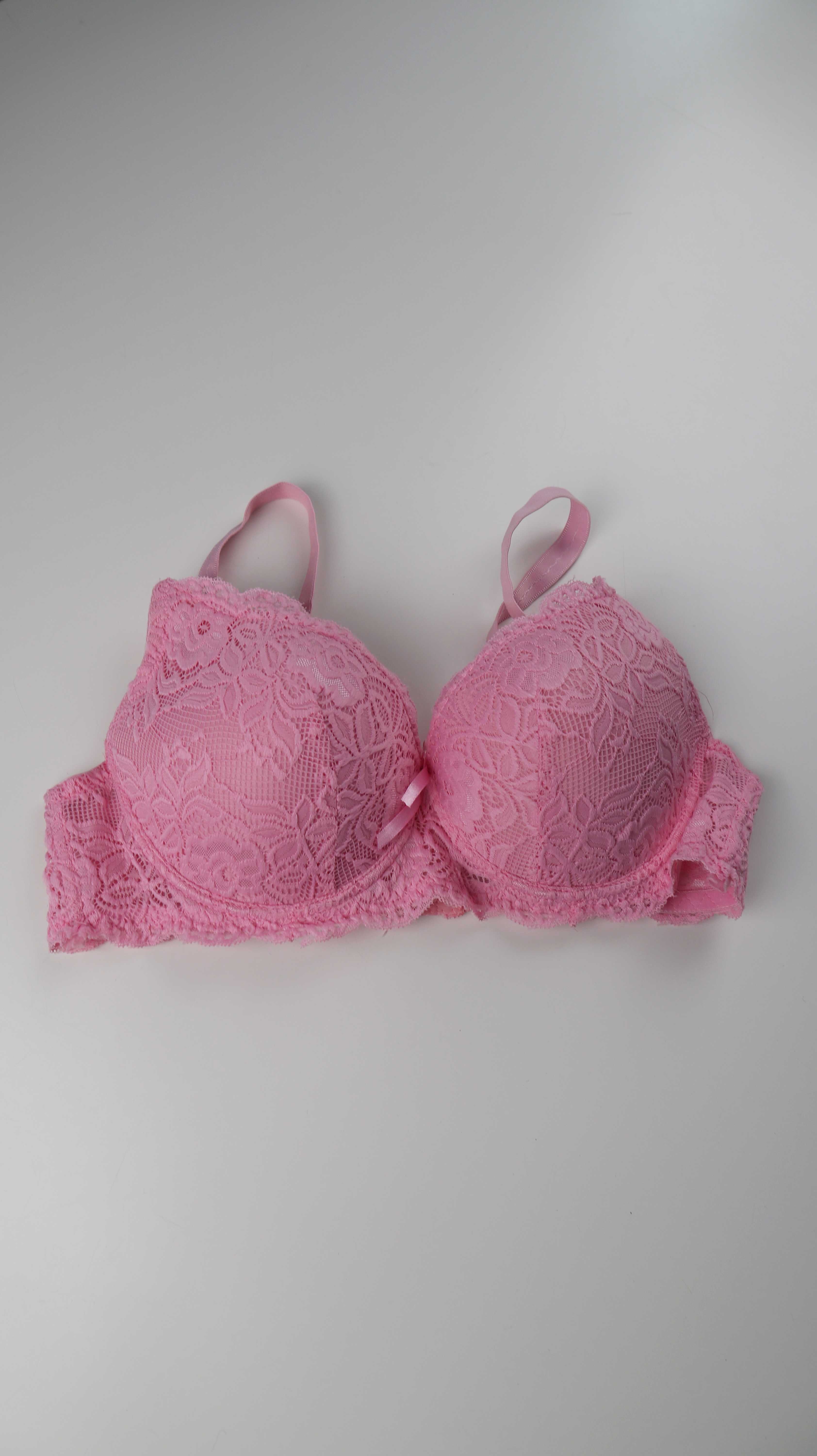 BH Rosa Pink Spitze 90 C Bügelbh Schalenbh