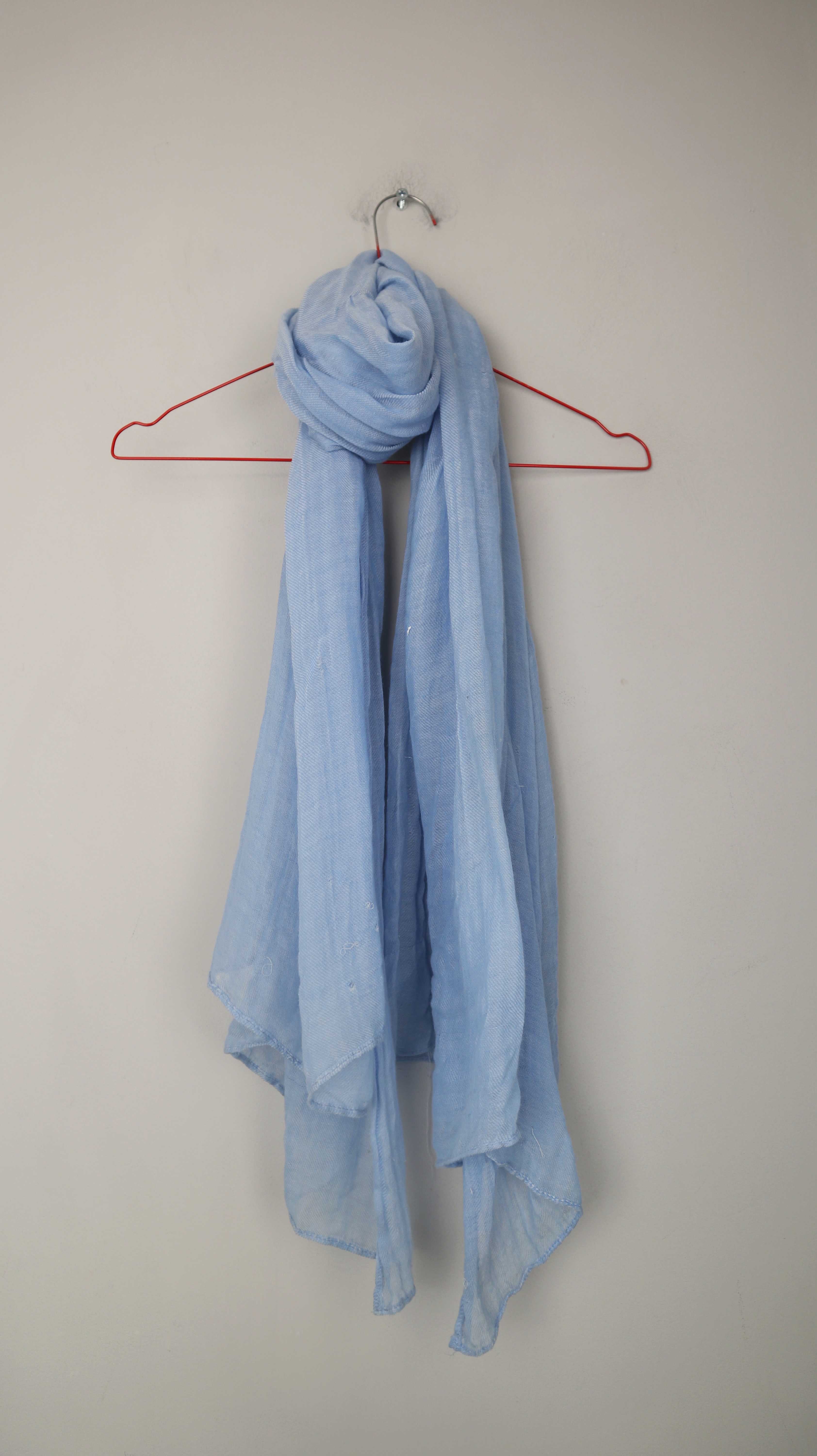 Marc O'Polo Schal Blau Tuch hellblau basic Stoffschal