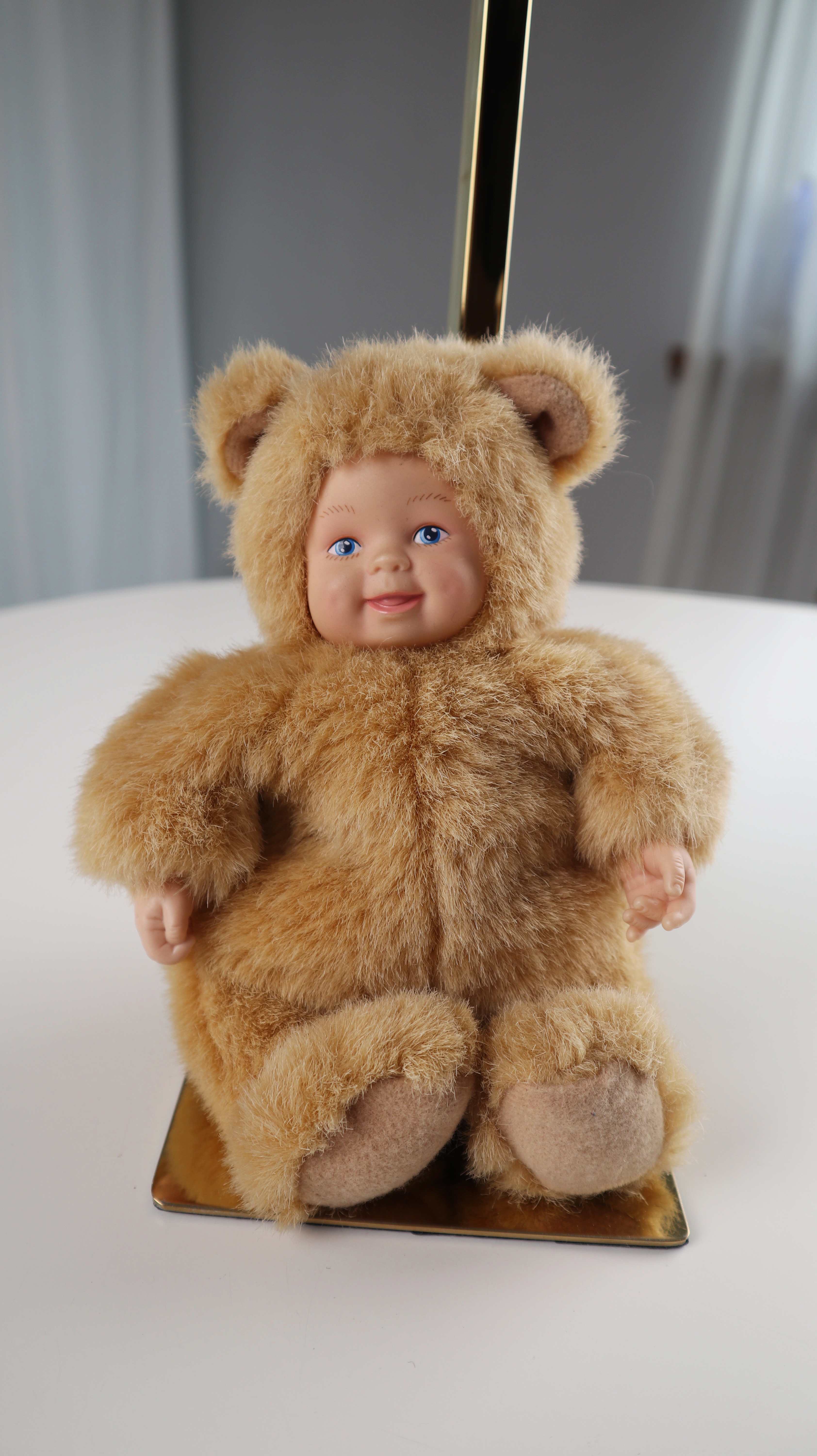 Anne Geddes Kuscheltier baby Puppe Beige Kinderpuppe