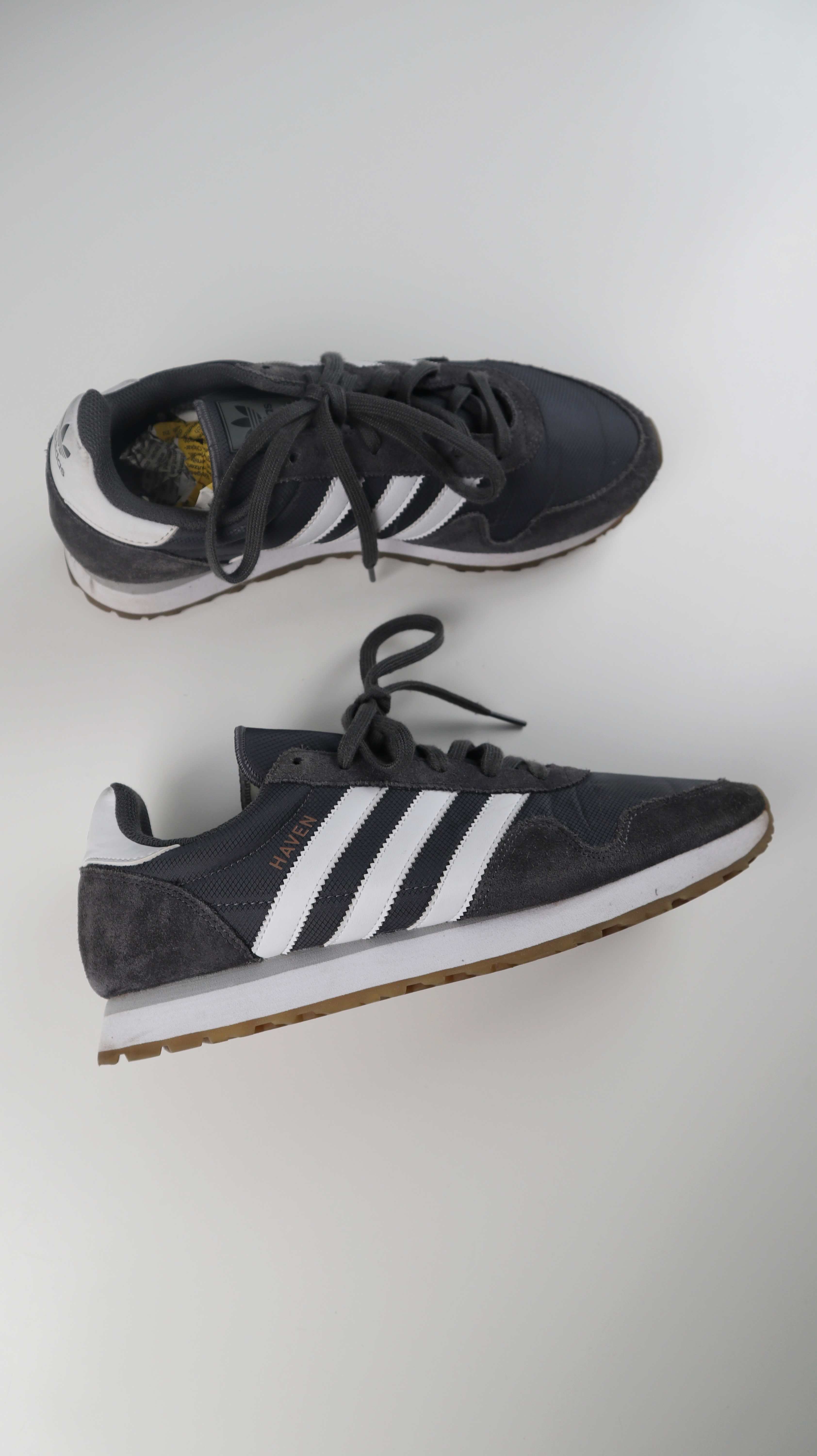 Adidas Sneaker Turnschuhe Grau Haven 44 Schnürer