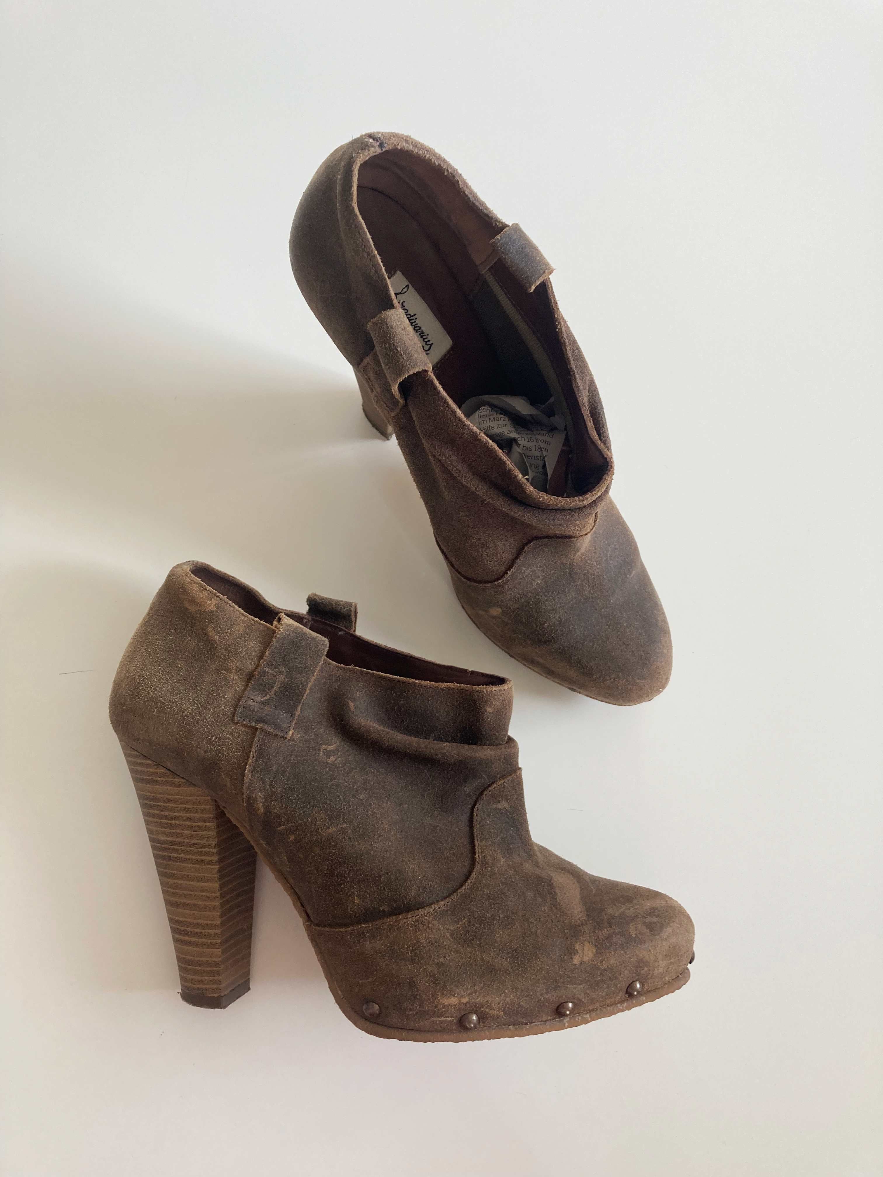Stradivarius Hells Absatzschuhe Leder 39 Lederschuhe